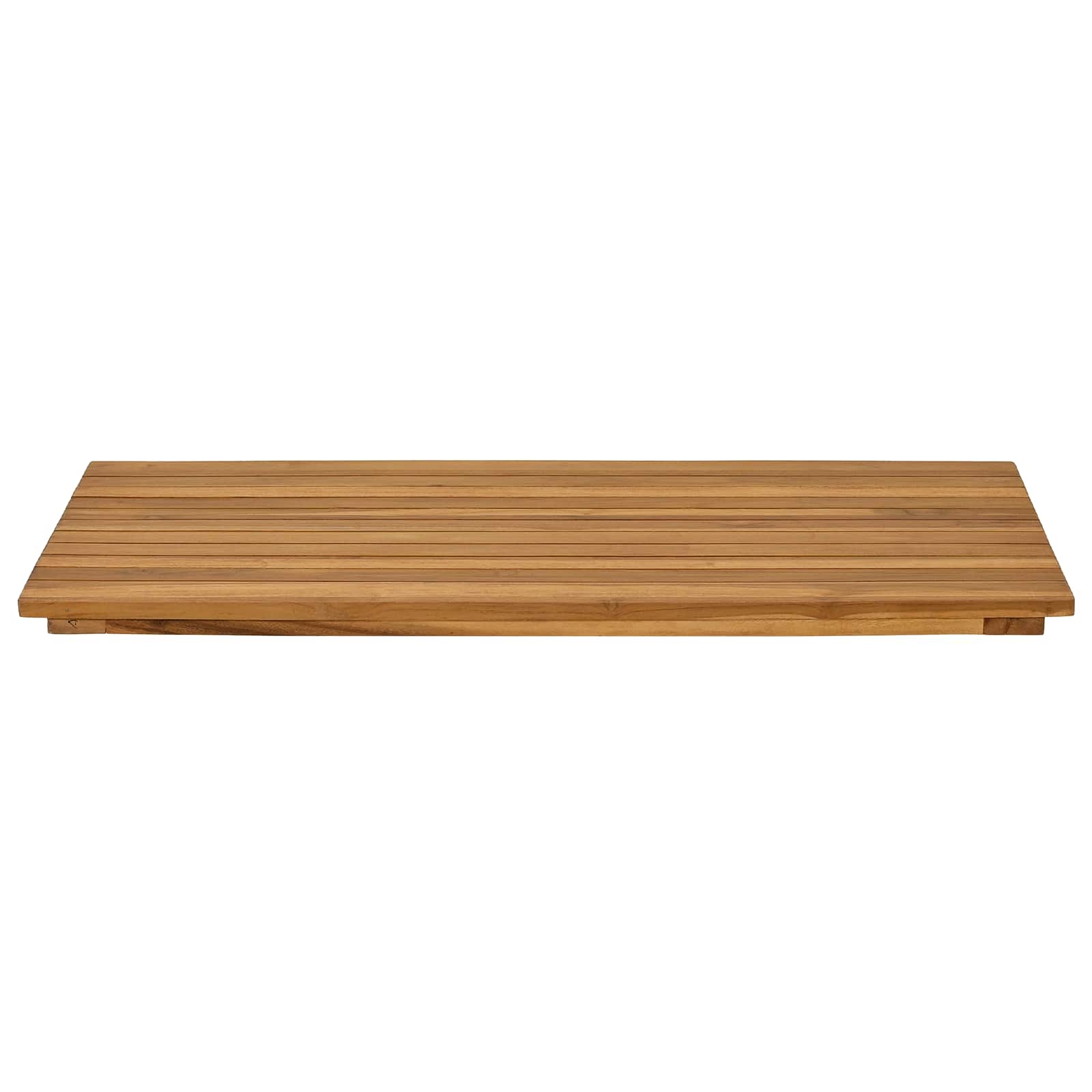 Asztallap 90 x 45 x 3,5 cm négyszögletes tömör teakfa