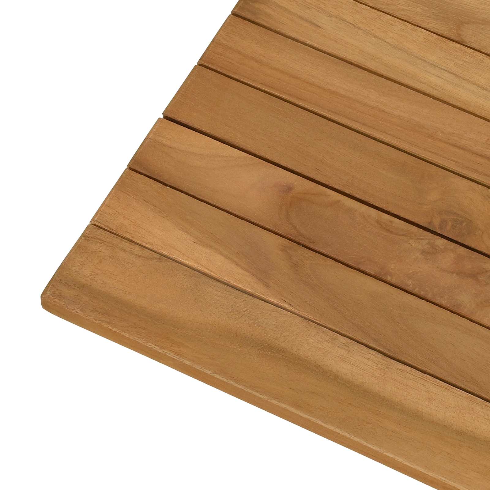 Asztallap 100 x 50 x 3,5 cm négyszögletes tömör teakfa