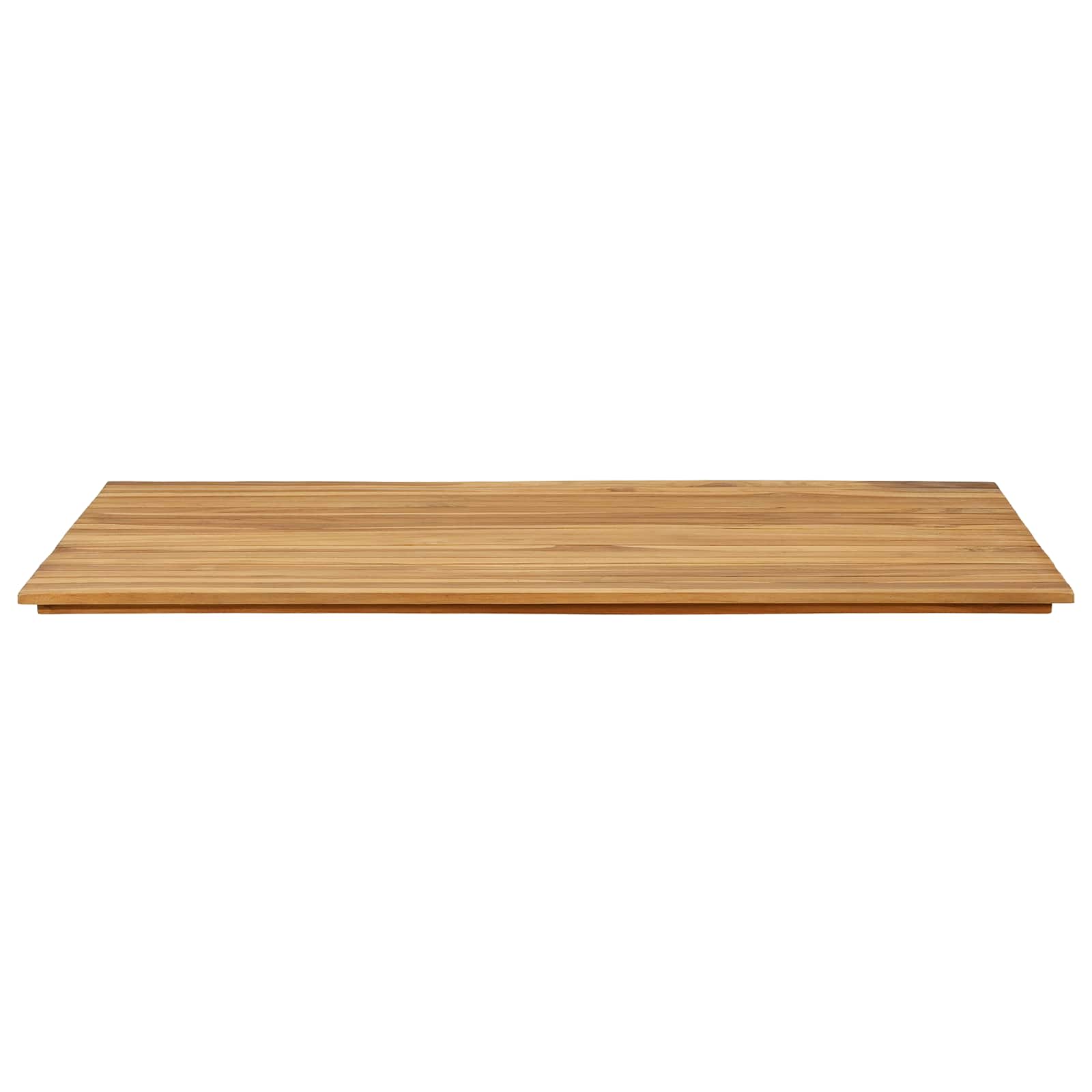 Asztallap 120 x 70 x 3,5 cm négyszögletes tömör teakfa
