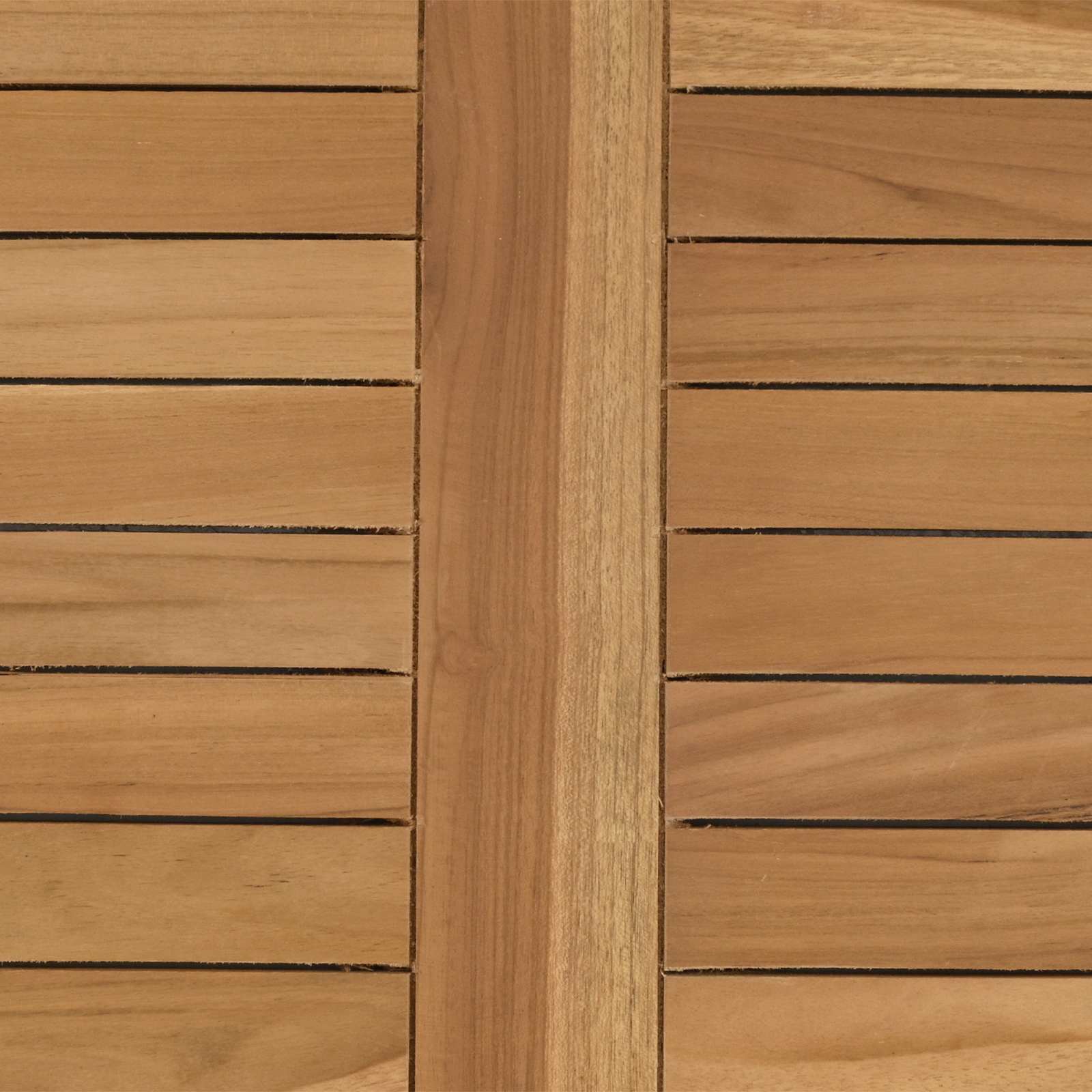 Asztallap 80 x 40 x 2,5 cm ovális tömör teakfa természetes