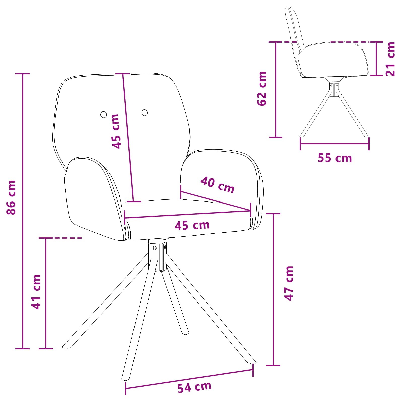 Forgós étkezős székek 4 pcs műsuede bőr világosszürke