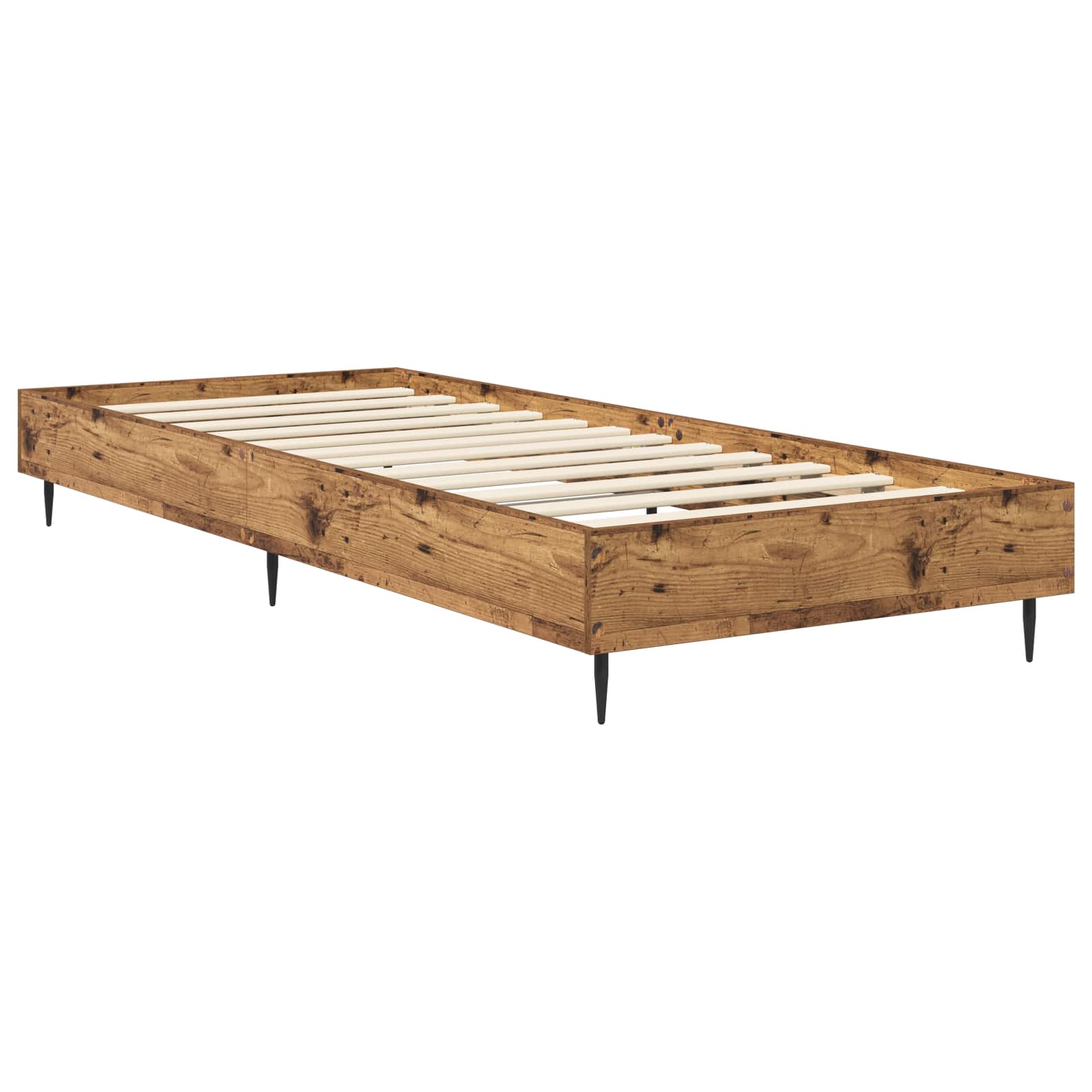 Ágykeret antik fa 80 x 200 cm szerelt fa