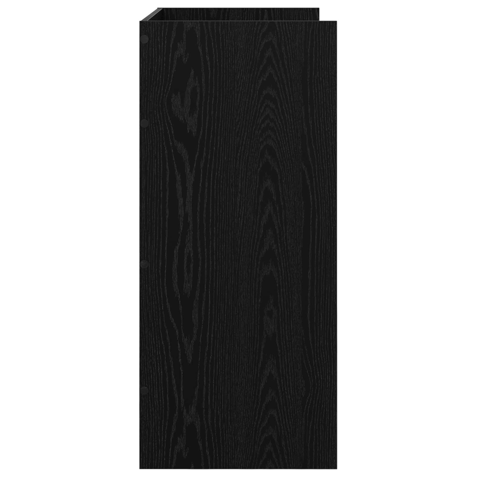 Dj asztal fekete tölgy 102 x 45 x 102 cm szerelt fa