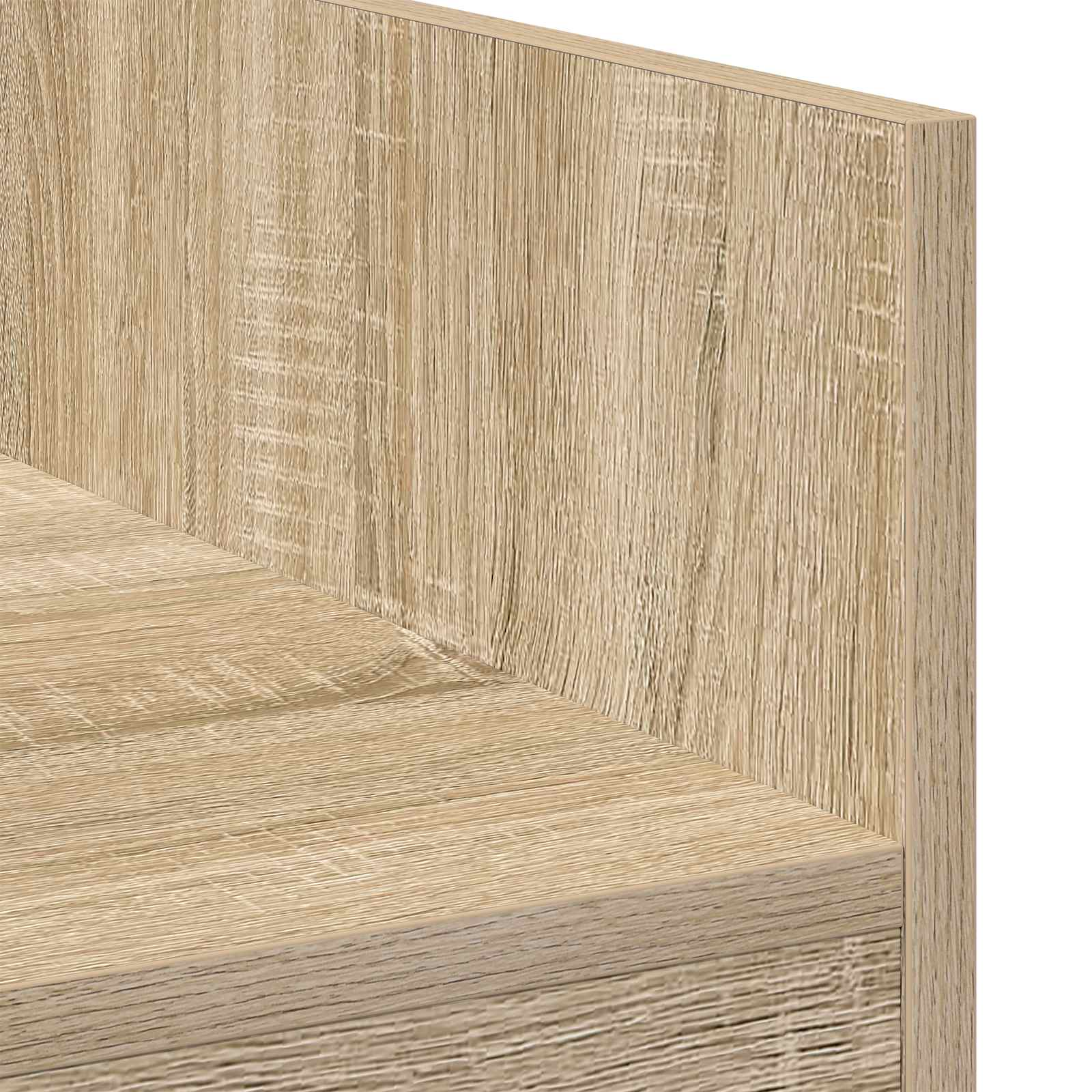 Dj asztal sonoma tölgy 102 x 45 x 102 cm szerelt fa
