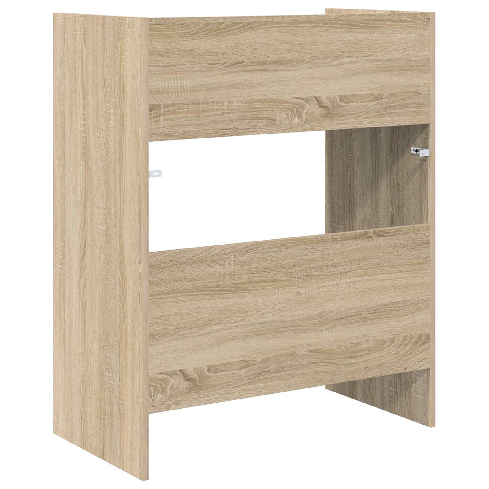 Dj asztal sonoma tölgy 102 x 45 x 102 cm szerelt fa