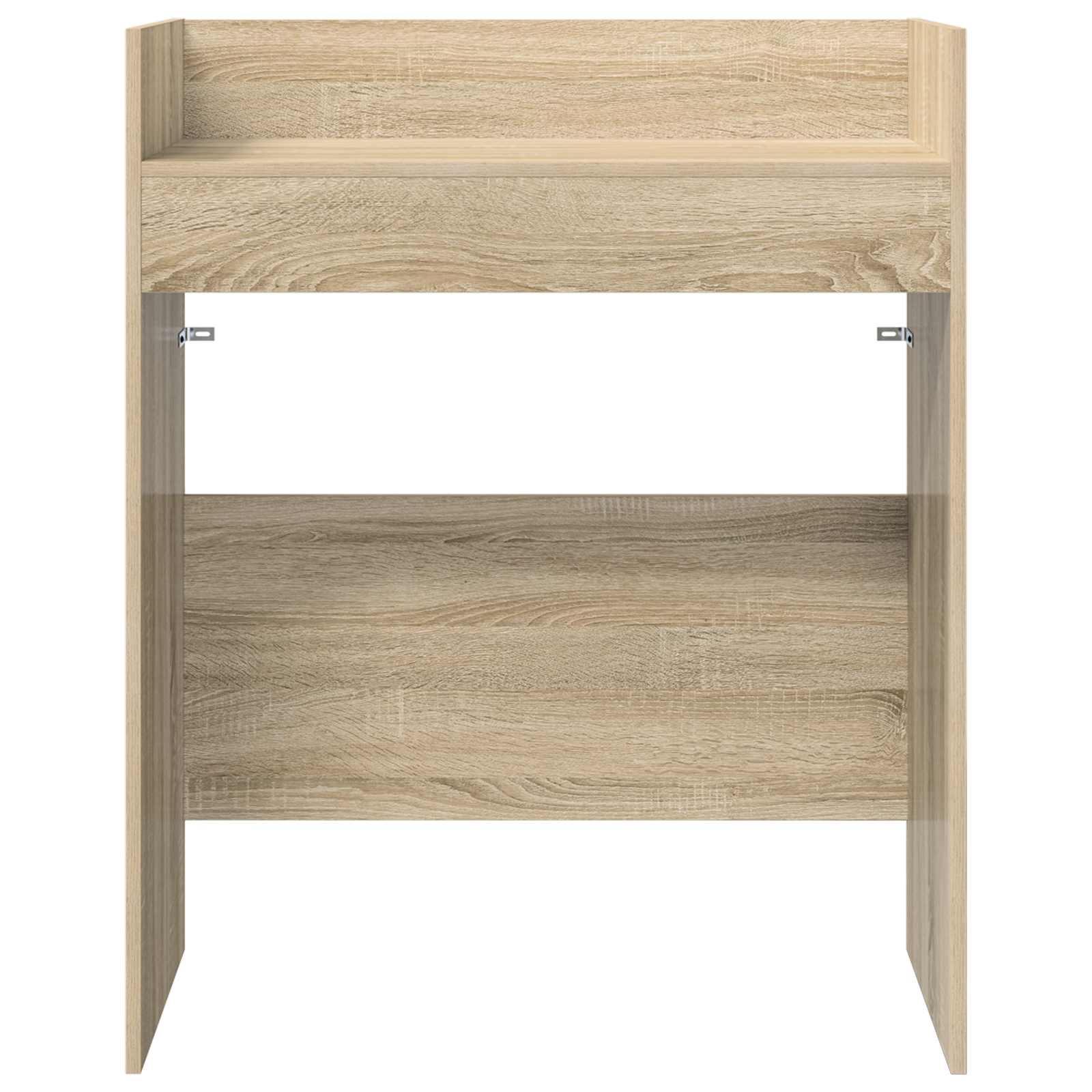 Dj asztal sonoma tölgy 102 x 45 x 102 cm szerelt fa