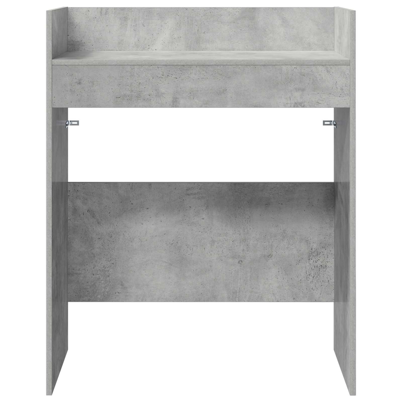Dj asztal betonszürke 102 x 45 x 102 cm szerelt fa