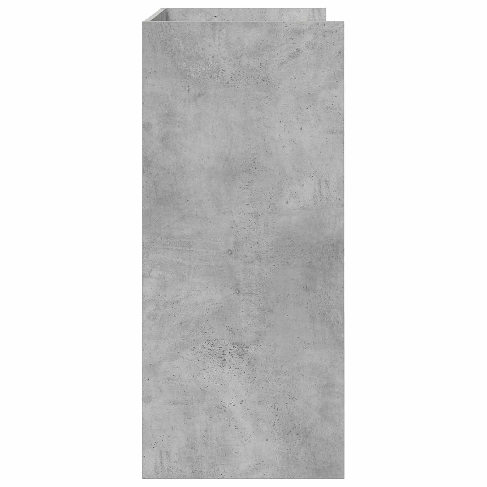 Dj asztal betonszürke 102 x 45 x 102 cm szerelt fa
