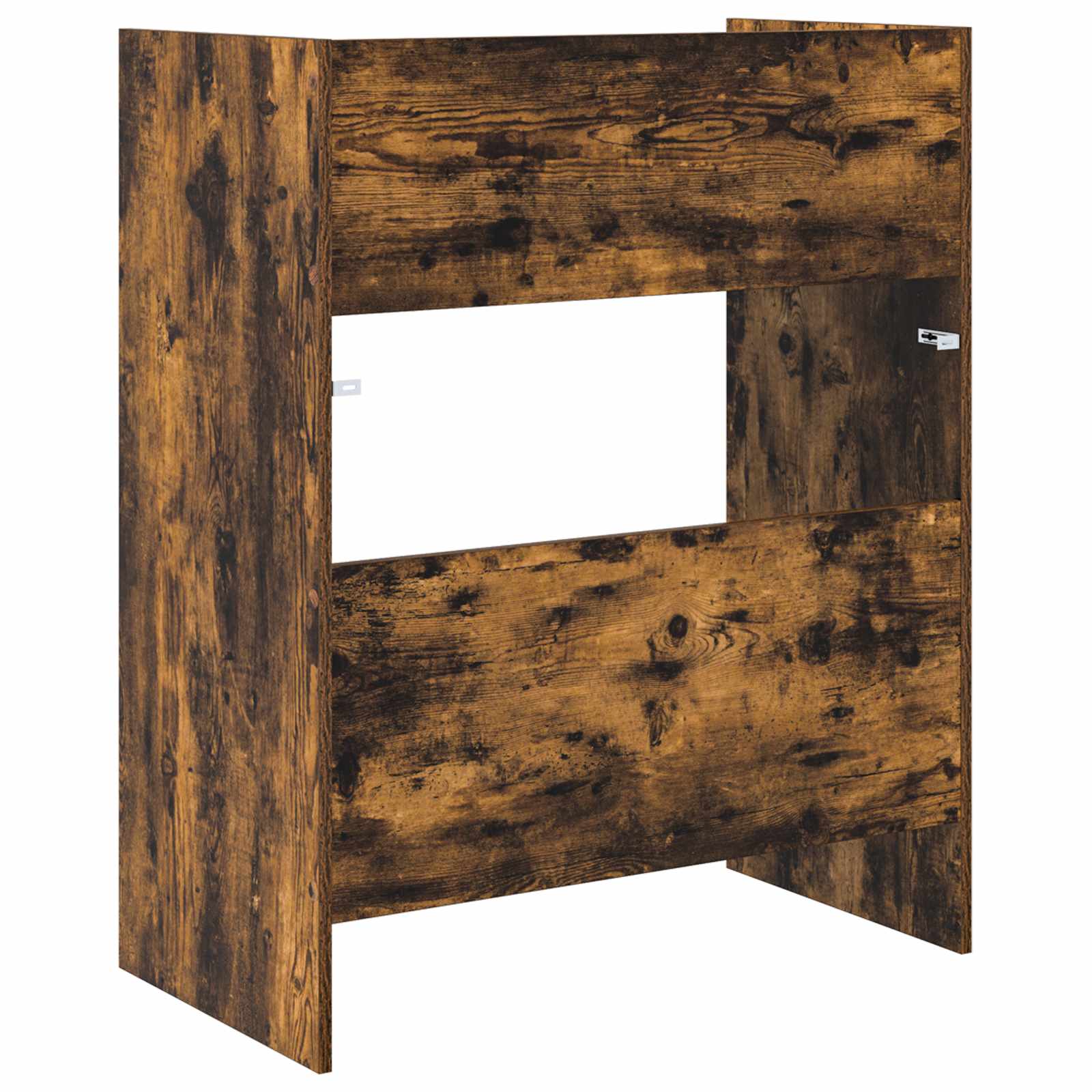 Dj asztal füstös tölgy 102 x 45 x 102 cm szerelt fa