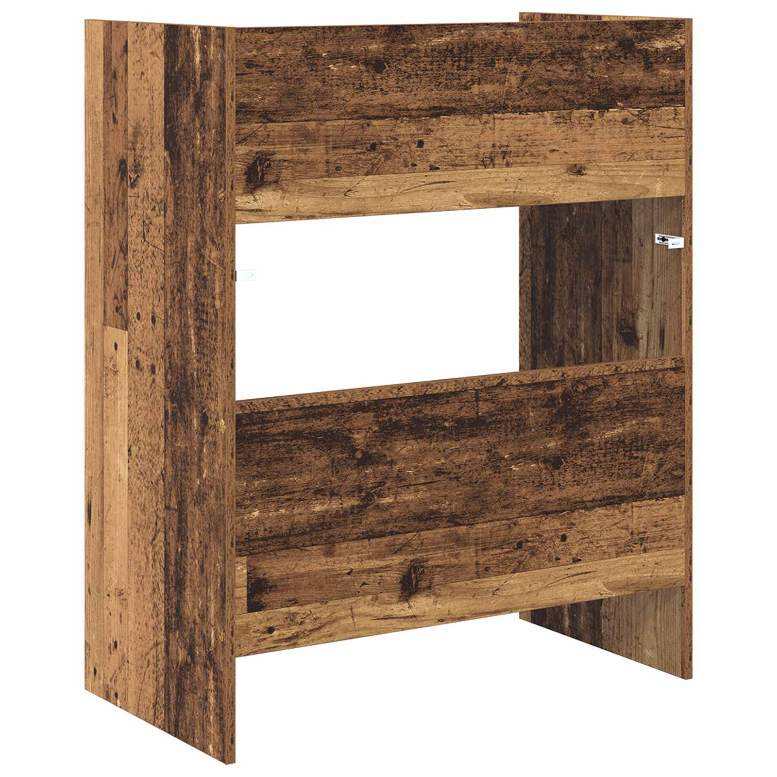 Dj asztal antik fa 102 x 45 x 102 cm szerelt fa