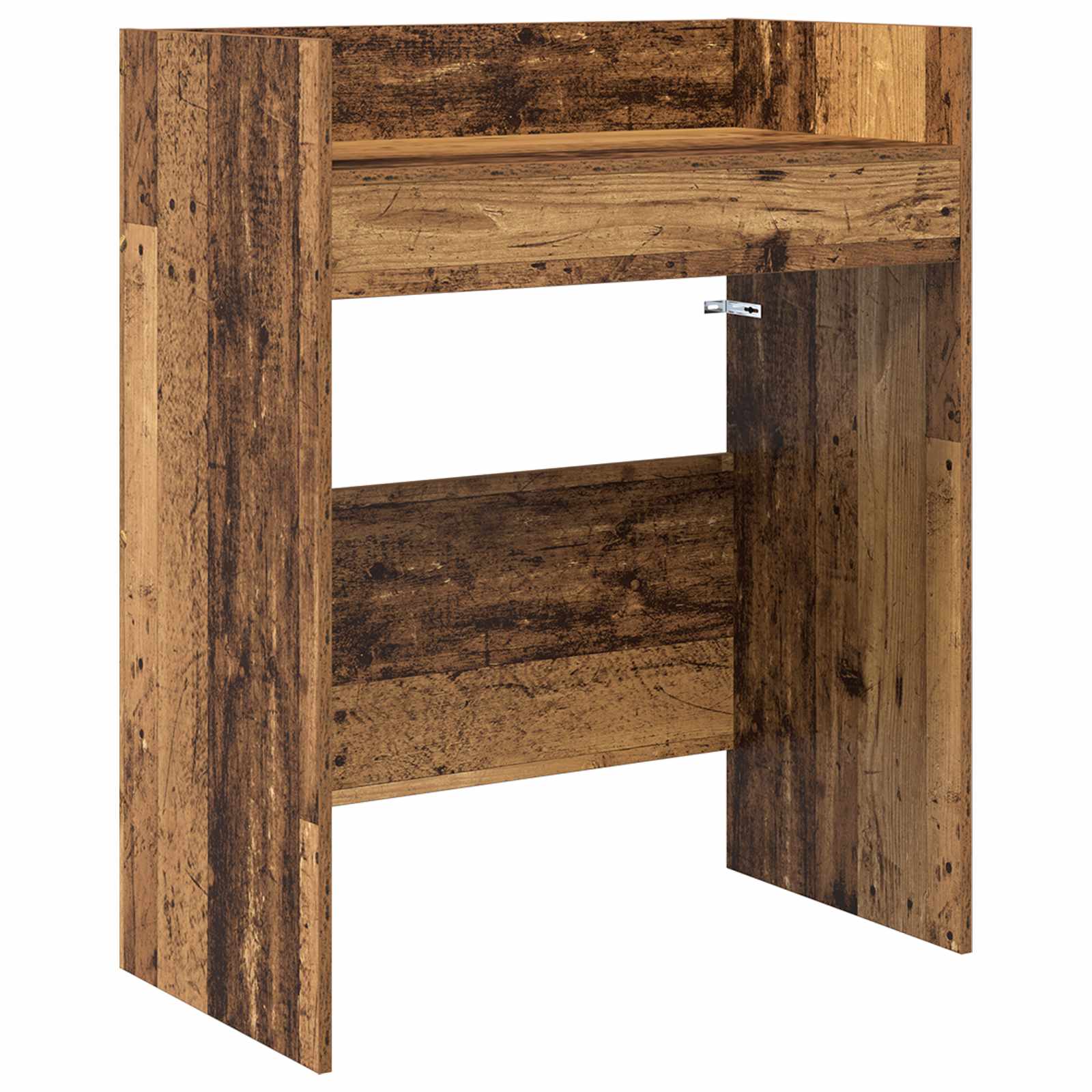 Dj asztal antik fa 102 x 45 x 102 cm szerelt fa