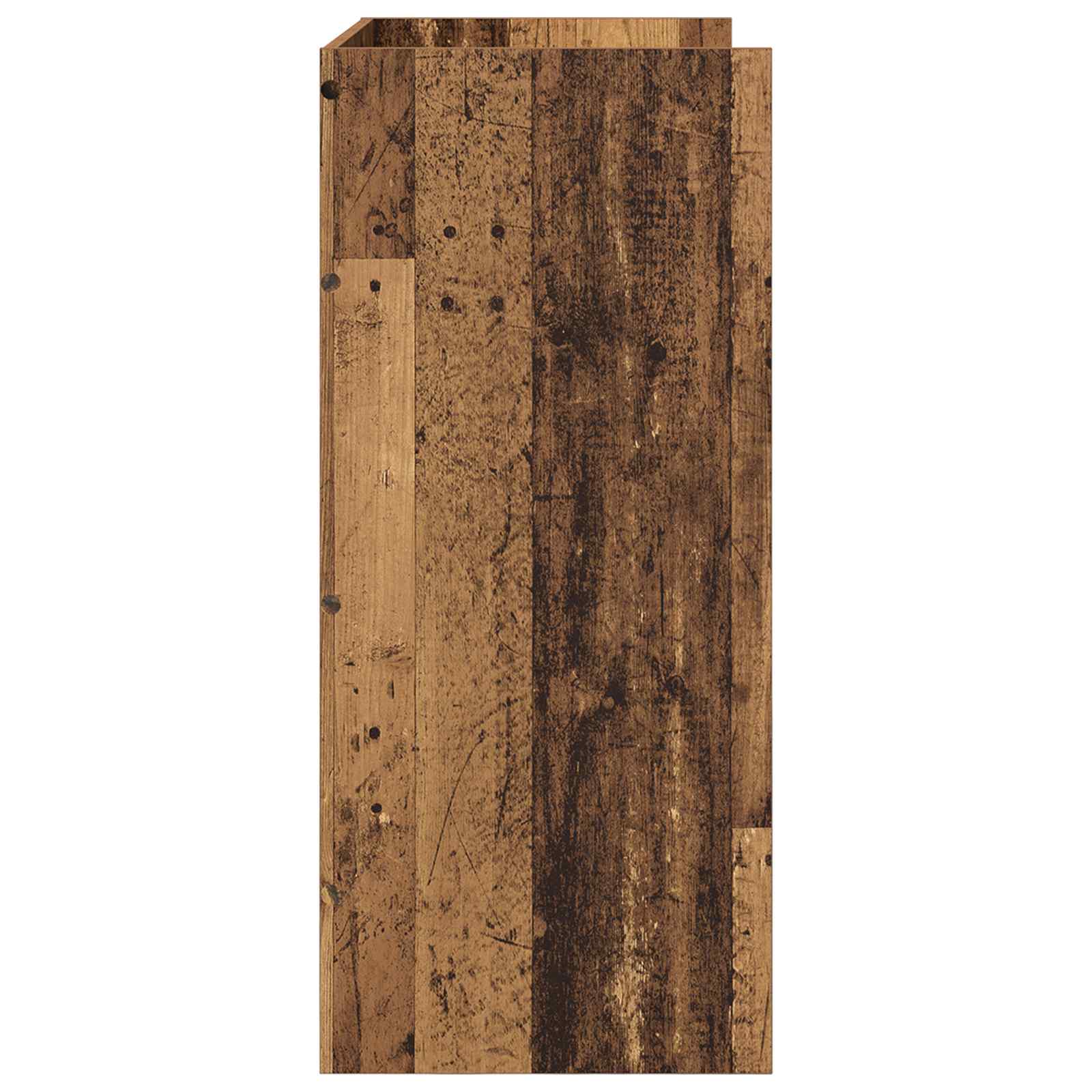 Dj asztal antik fa 102 x 45 x 102 cm szerelt fa