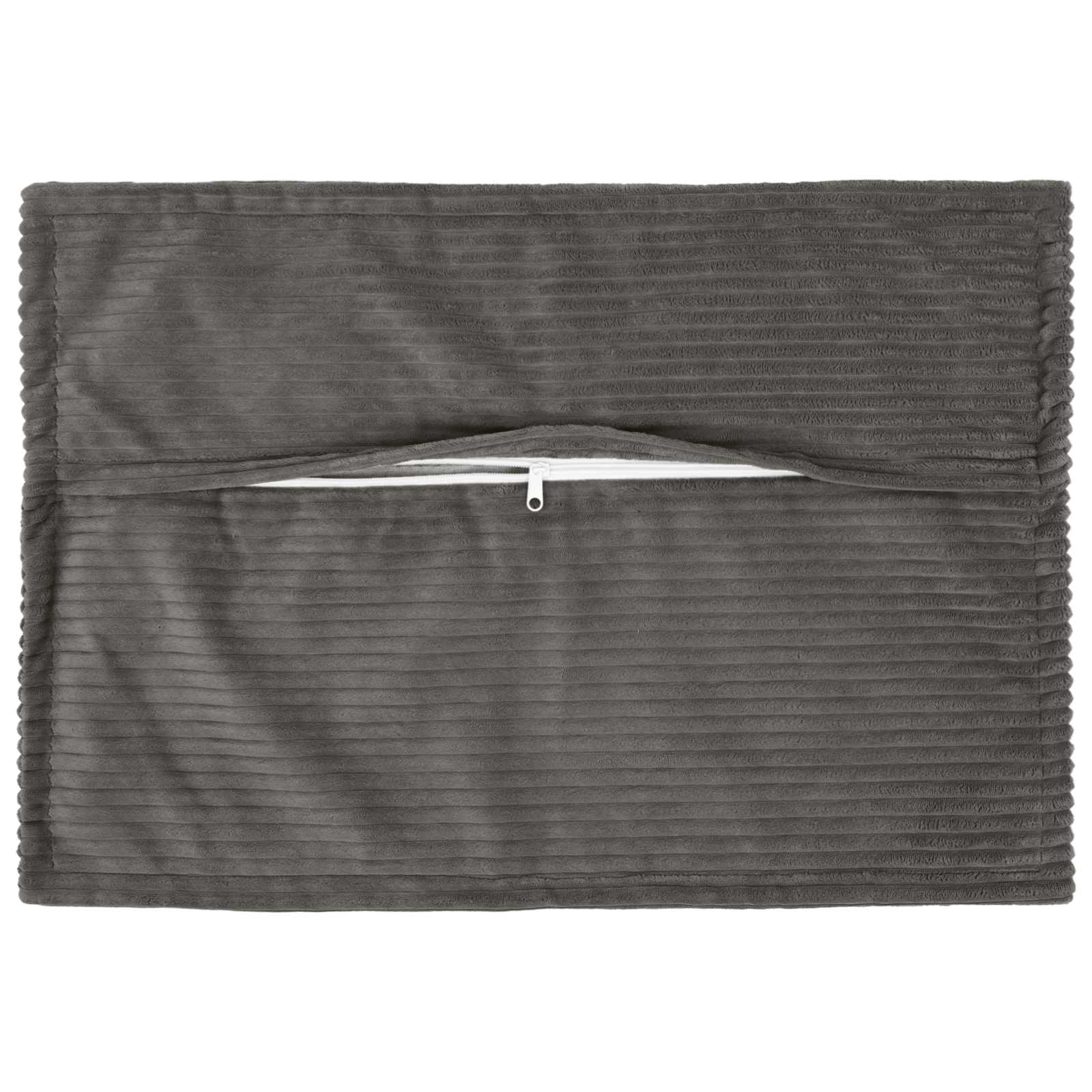 Párna huzat 2 db houten sötétszürke 50 x 70 cm cord