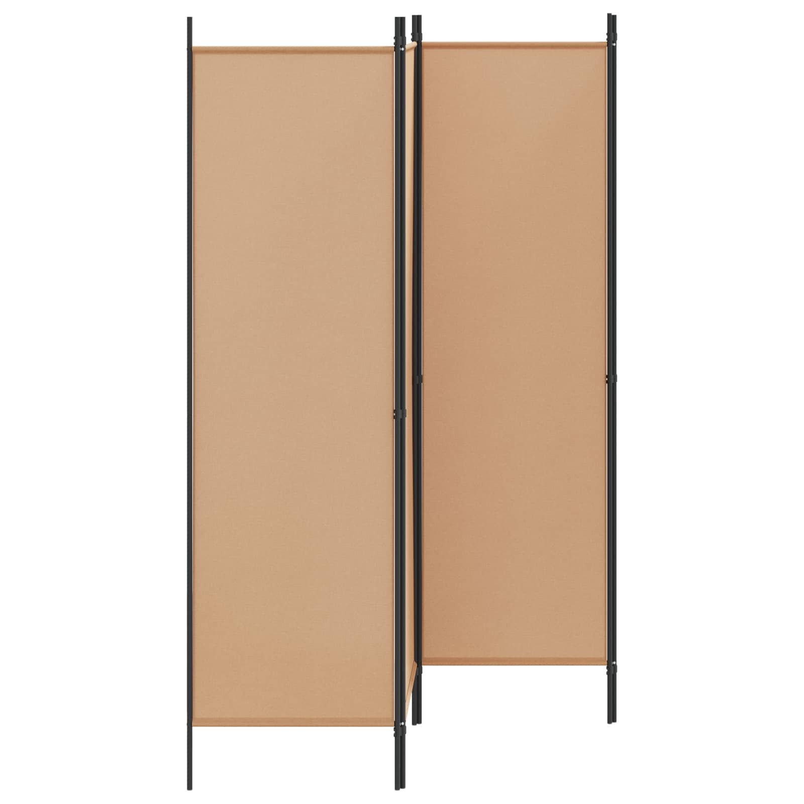4-paneles szoba elválasztó bézs 200 x 180 cm szövet