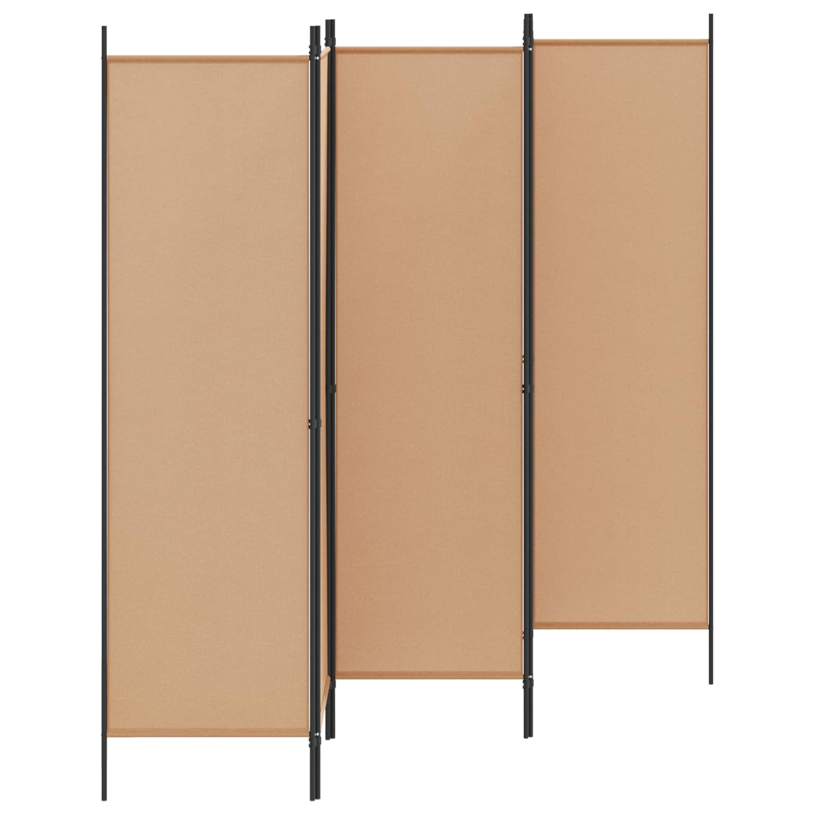 5-paneles szoba elválasztó bézs 250 x 180 cm szövet