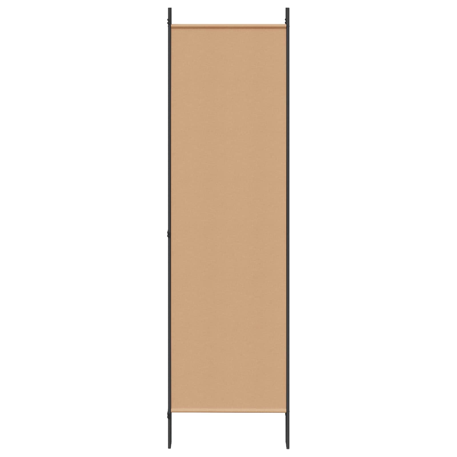 5-paneles szoba elválasztó bézs 250 x 180 cm szövet