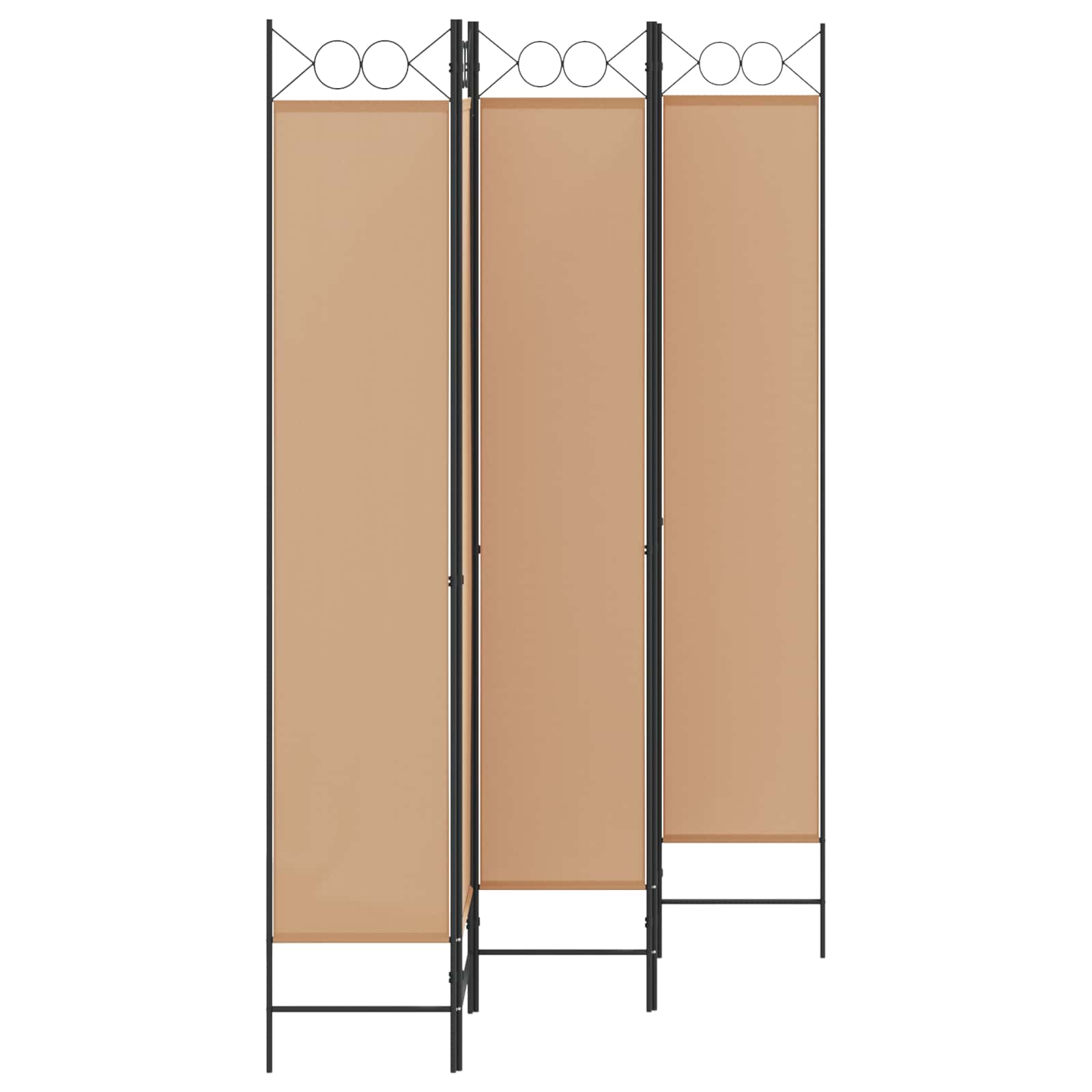 5-paneles szoba elválasztó bézs 200 x 220 cm szövet