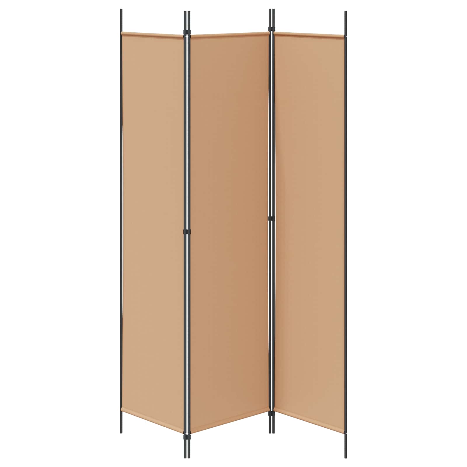 3-panelos válaszfal bézs 150 x 200 cm szövet