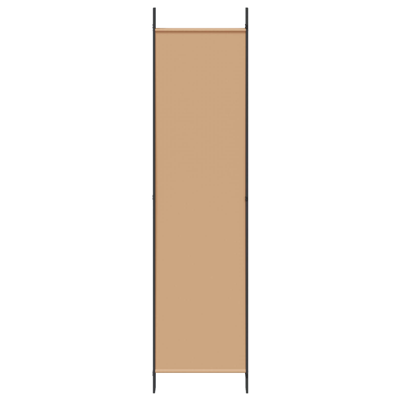 5-paneles szoba elválasztó bézs 250 x 200 cm szövet