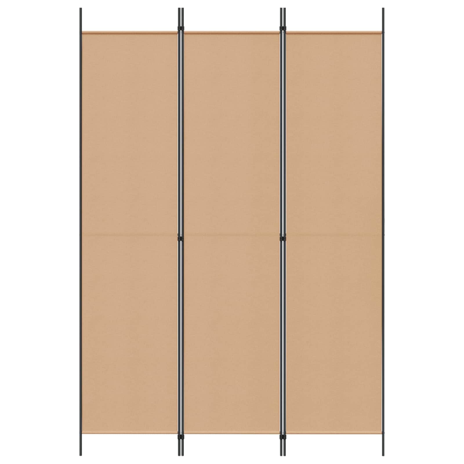 3-panelos válaszfal bézs 150 x 220 cm szövet