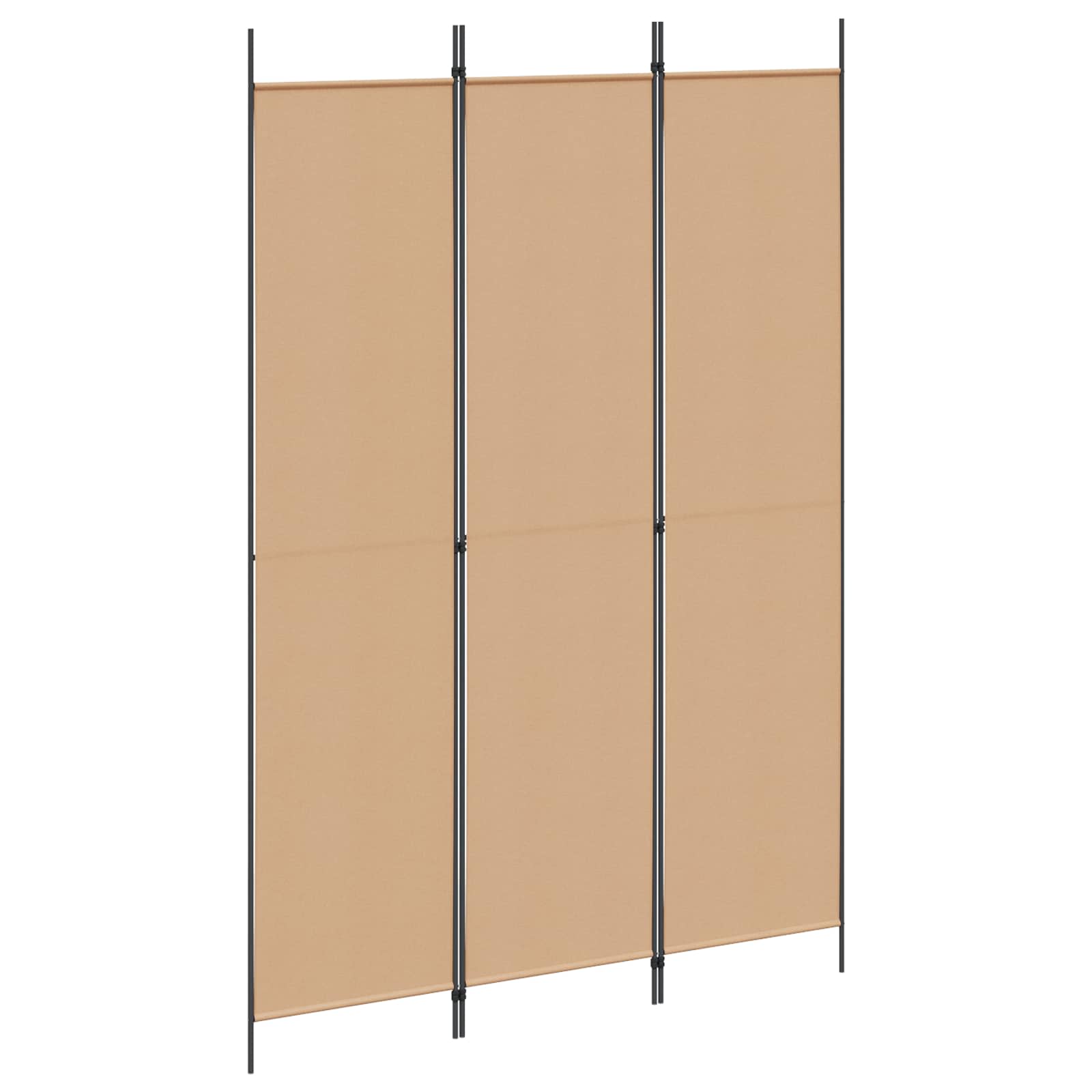 3-panelos válaszfal bézs 150 x 220 cm szövet