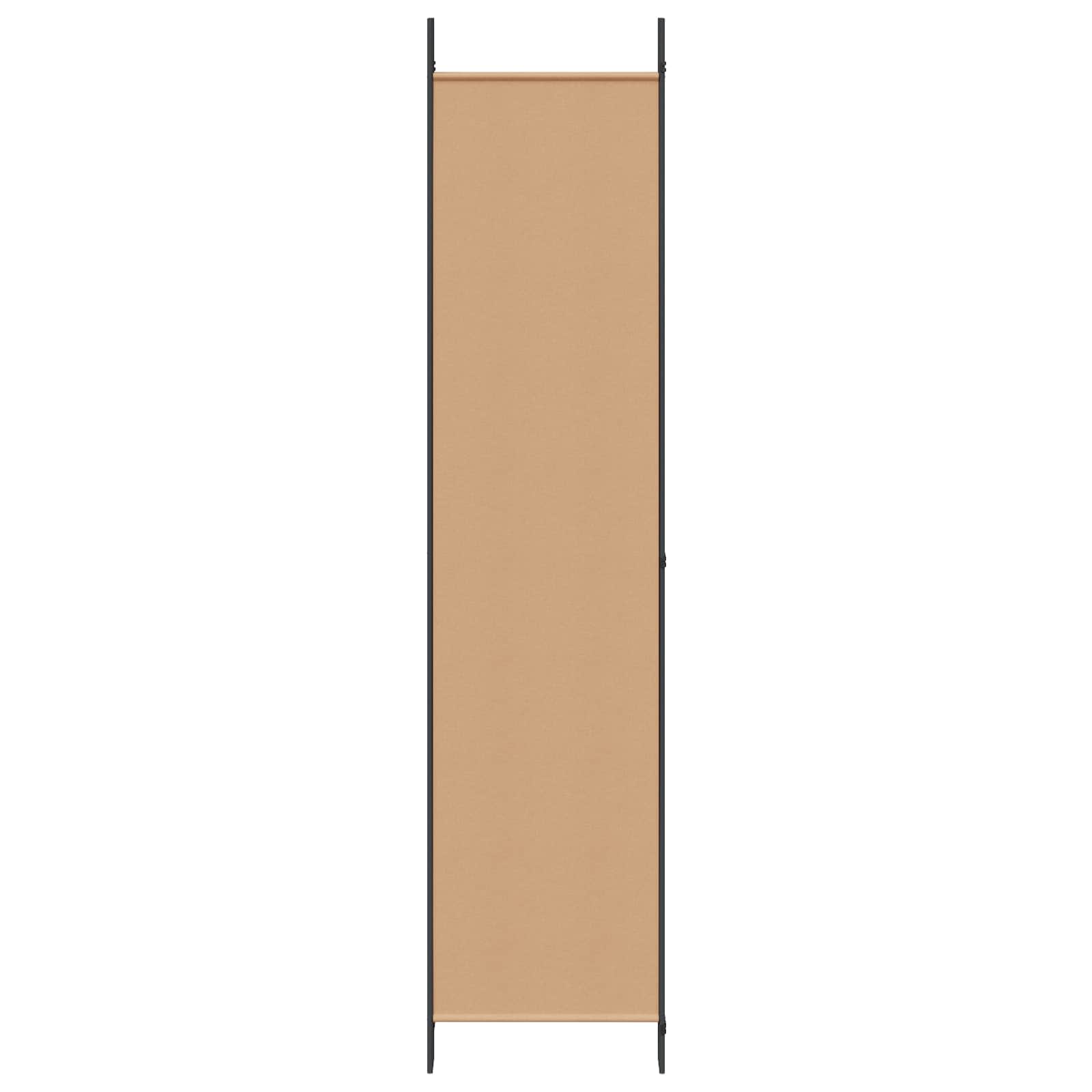 5-paneles szoba elválasztó bézs 250 x 220 cm szövet