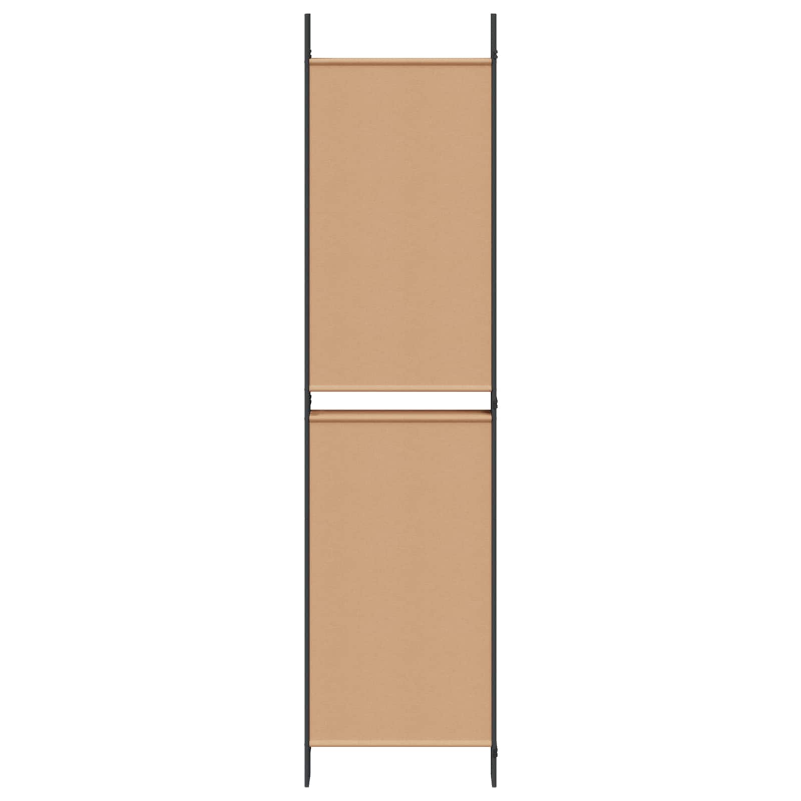 6-paneles szobaelválasztó bézs 300 x 200 cm szövet