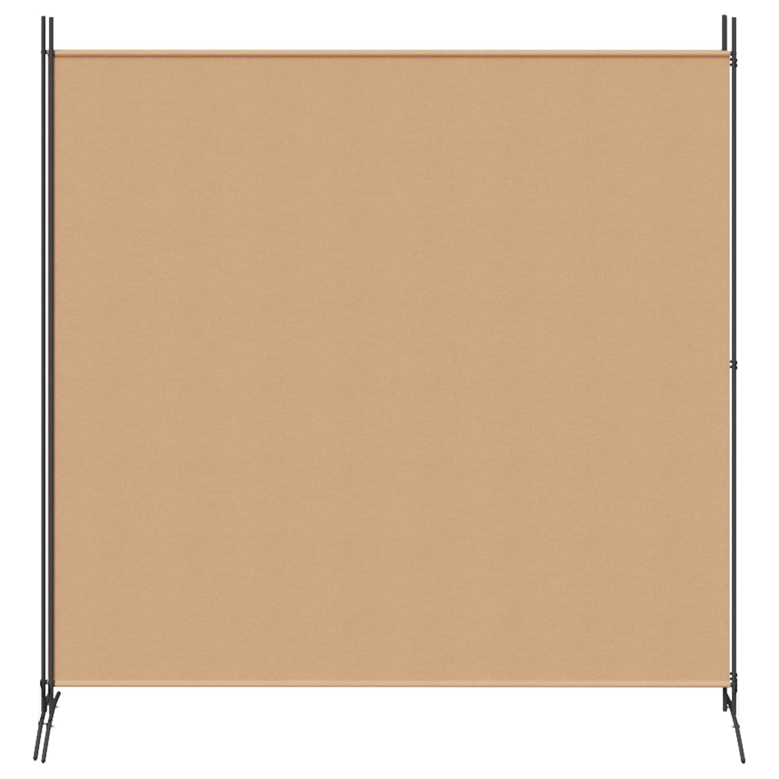 2-paneles szoba elválasztó bézs 348 x 180 cm szövet
