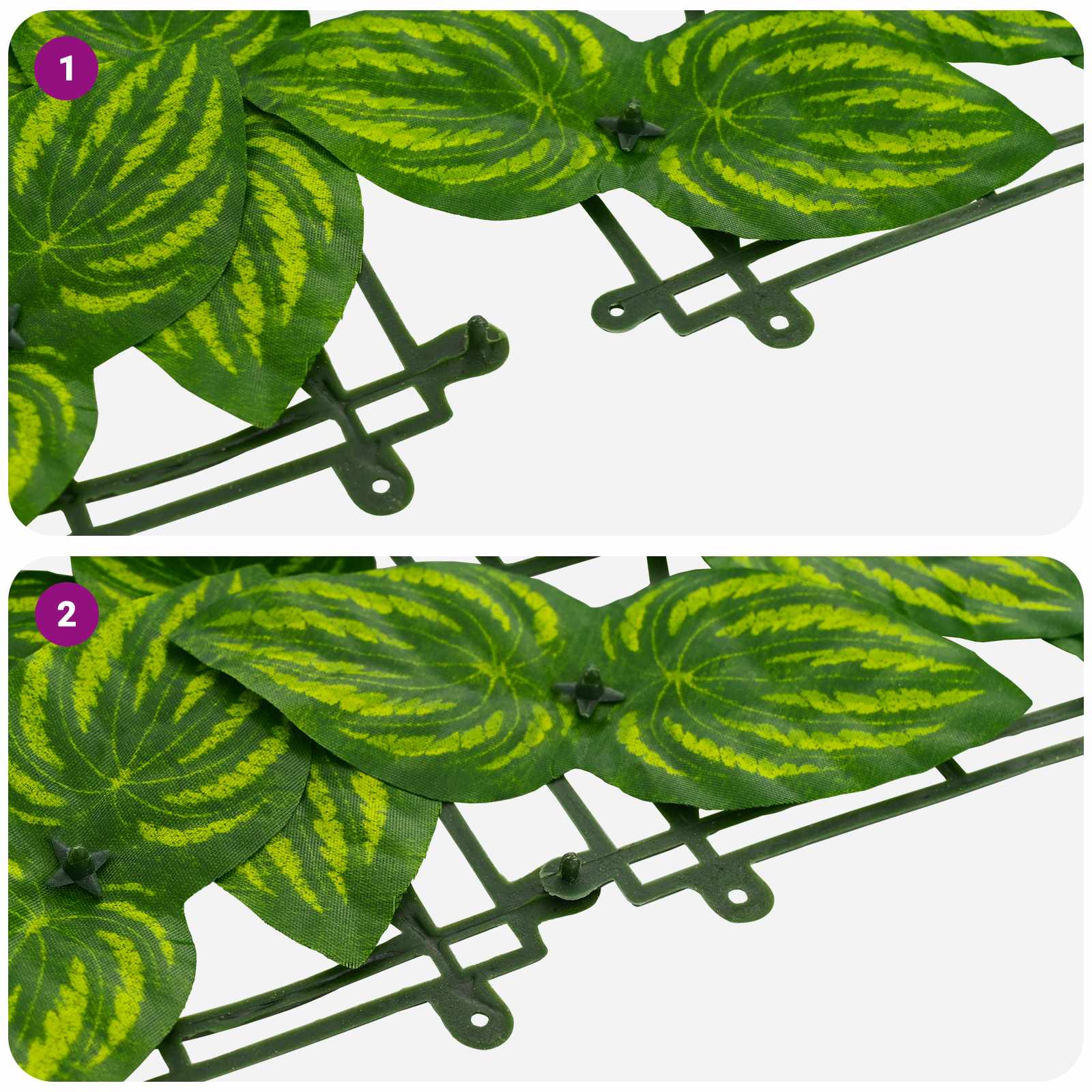 Erkély képernyő levelekkel zöld és sárga 400 x 100 cm