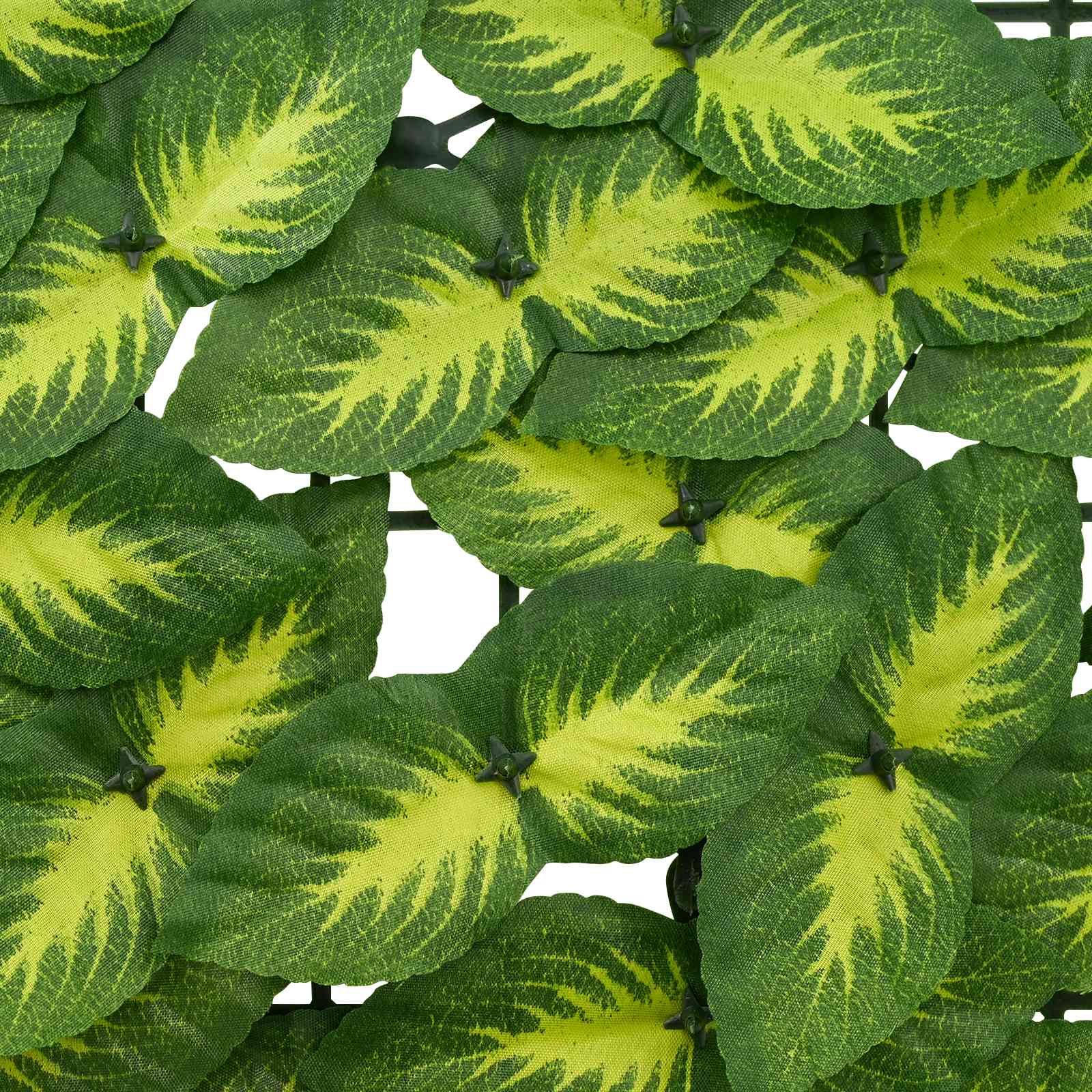 Erkély képernyő levelekkel zöld és sárga 400 x 100 cm