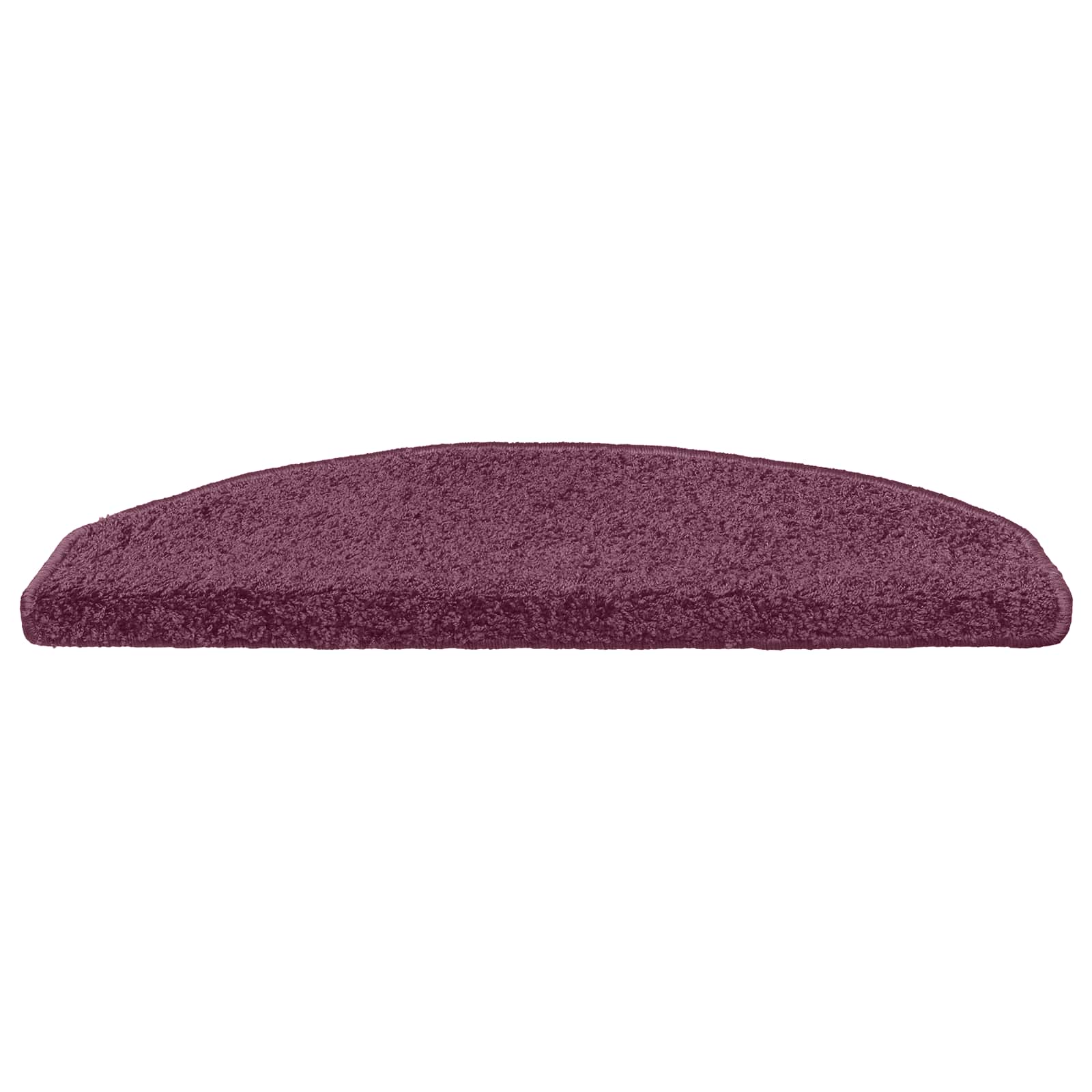 Öntapadós lépcsőszőnyegek 15 pcs sötét lila 80 x 24,5 x 3,5 cm