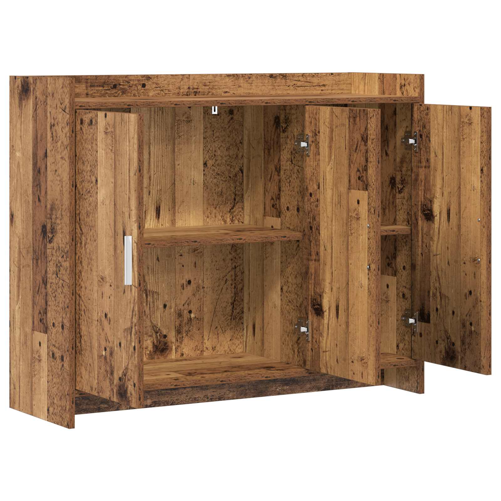 Széf antik fa 98,5 x 33 x 80 cm szerelt fa