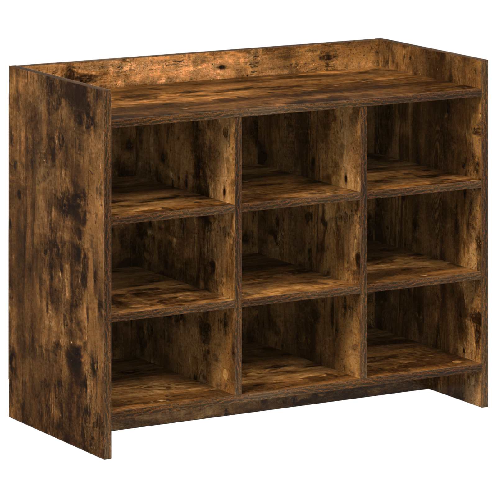Cipőszekrény füstös tölgy 85 x 39,5 x 70 cm szerelt fa