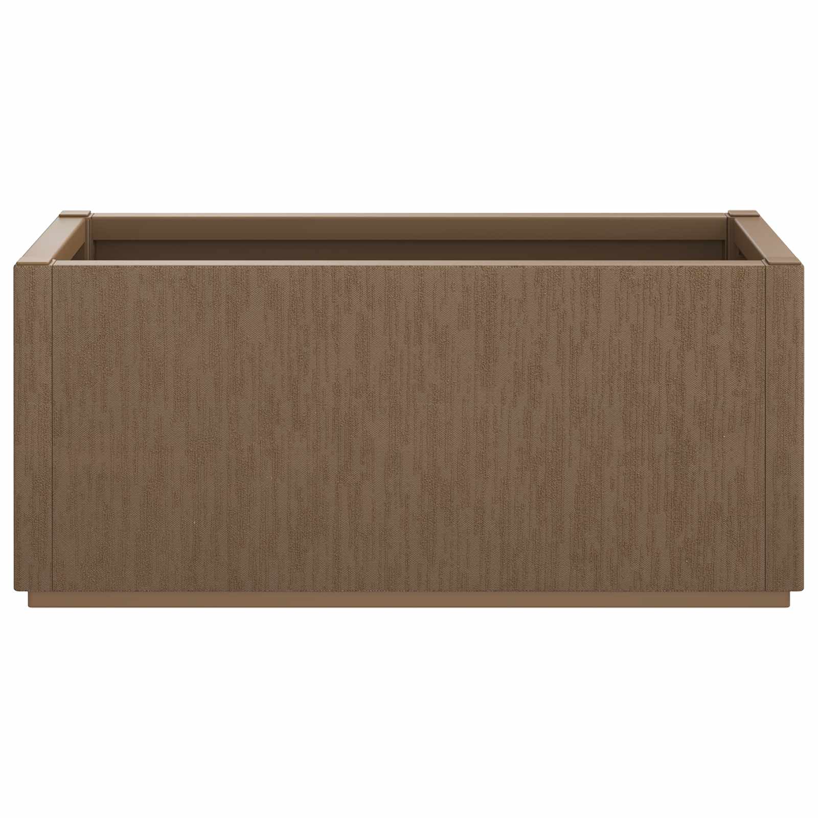 Kerti virágtartó doboz barna 80 x 36 x 35 cm polipropilén