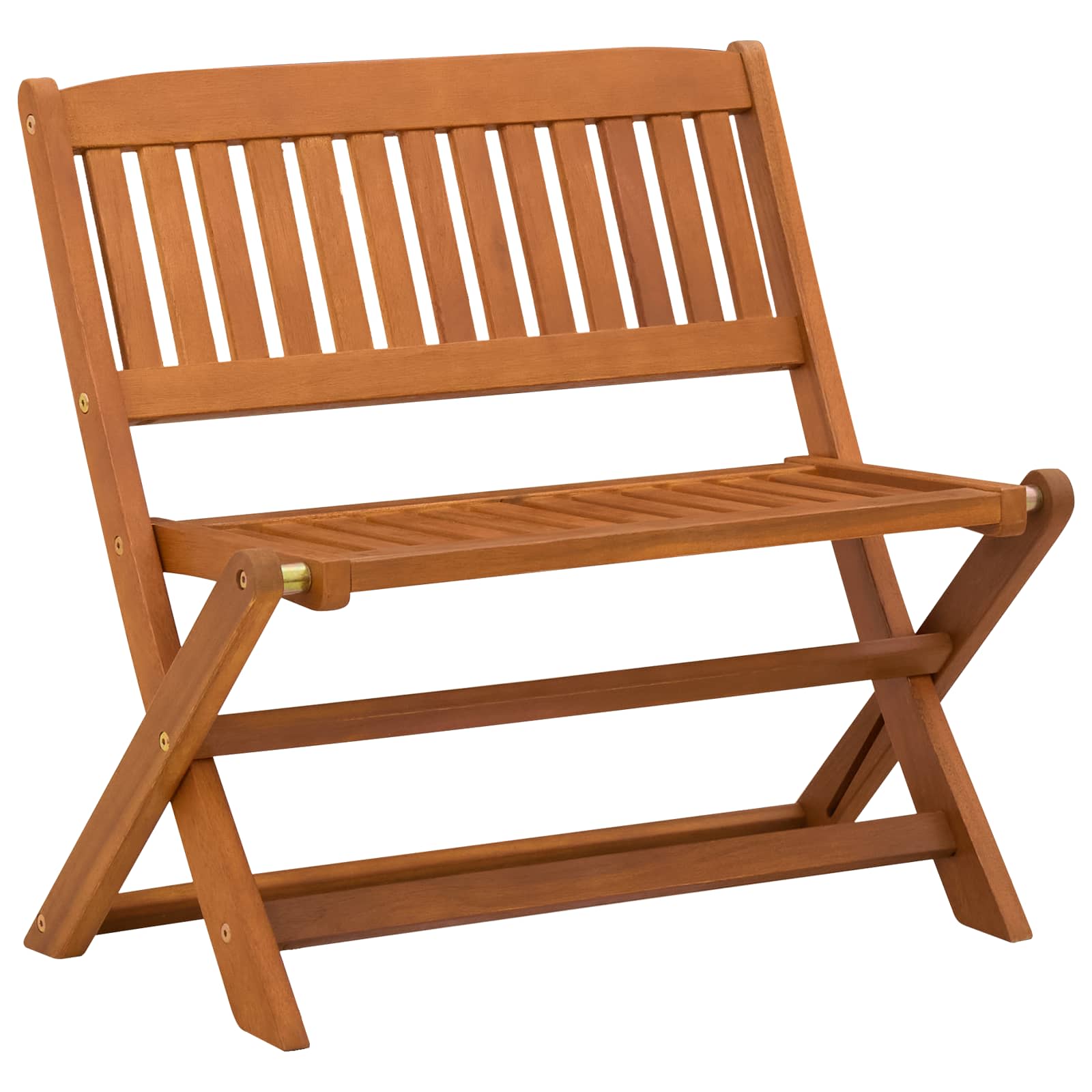 Gyerek pad barna 61 x 38 x 57 cm tömör eukaliptusz fa