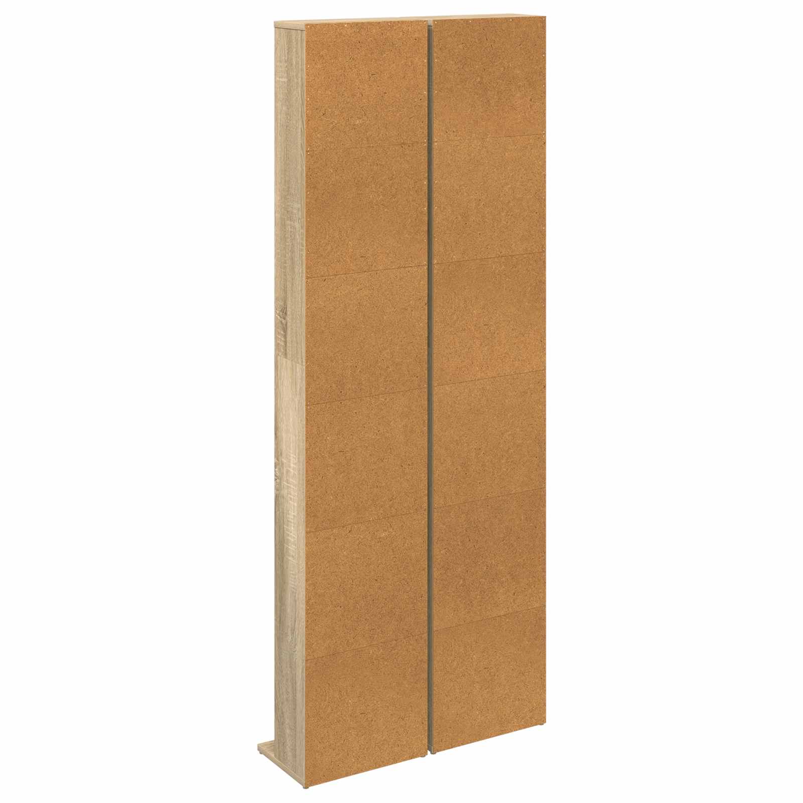 Cd szekrény 2 db sonoma tölgy 33 x 23,5 x 175 cm szerelt fa