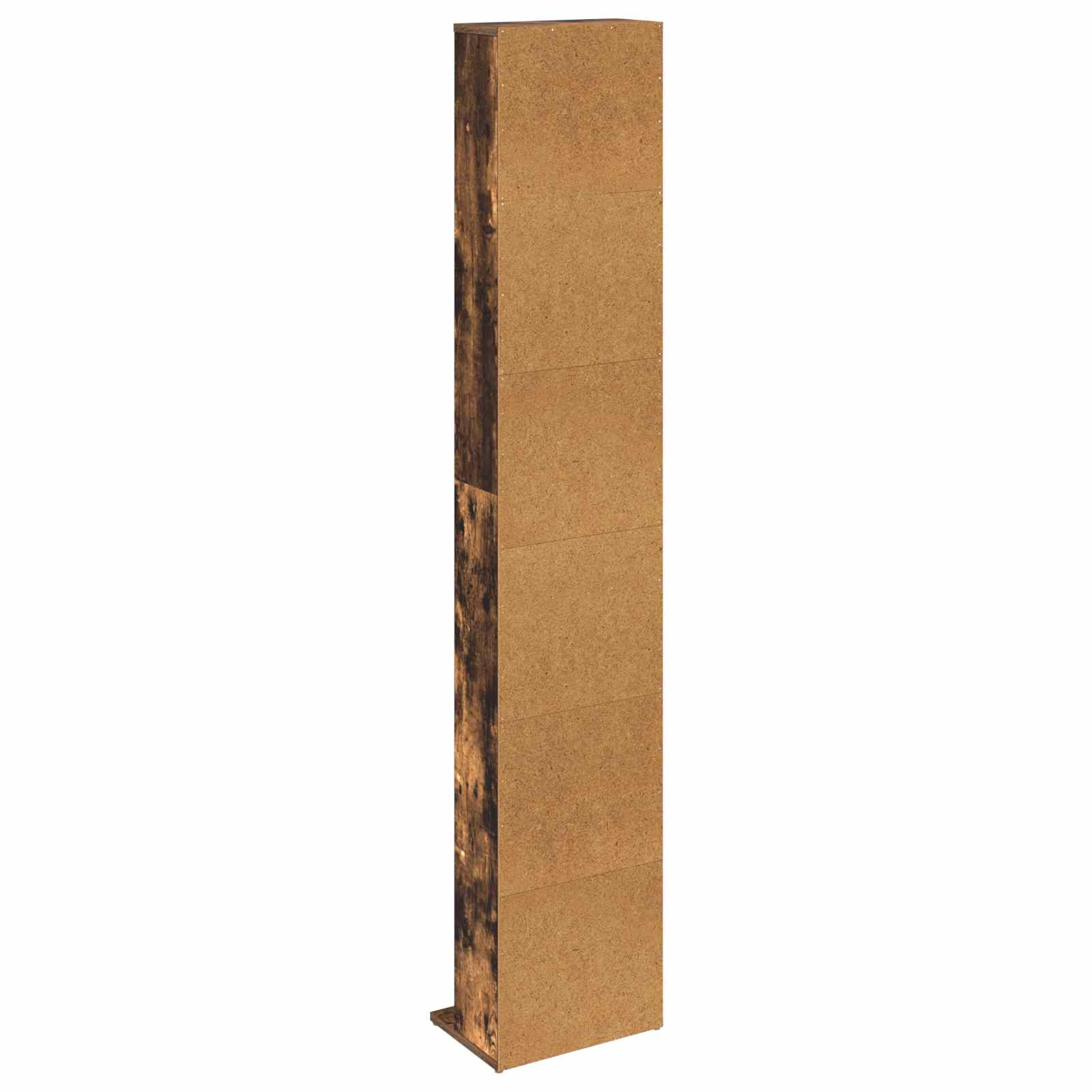 Cd szekrény füstös tölgy 33 x 23,5 x 175 cm szerelt fa