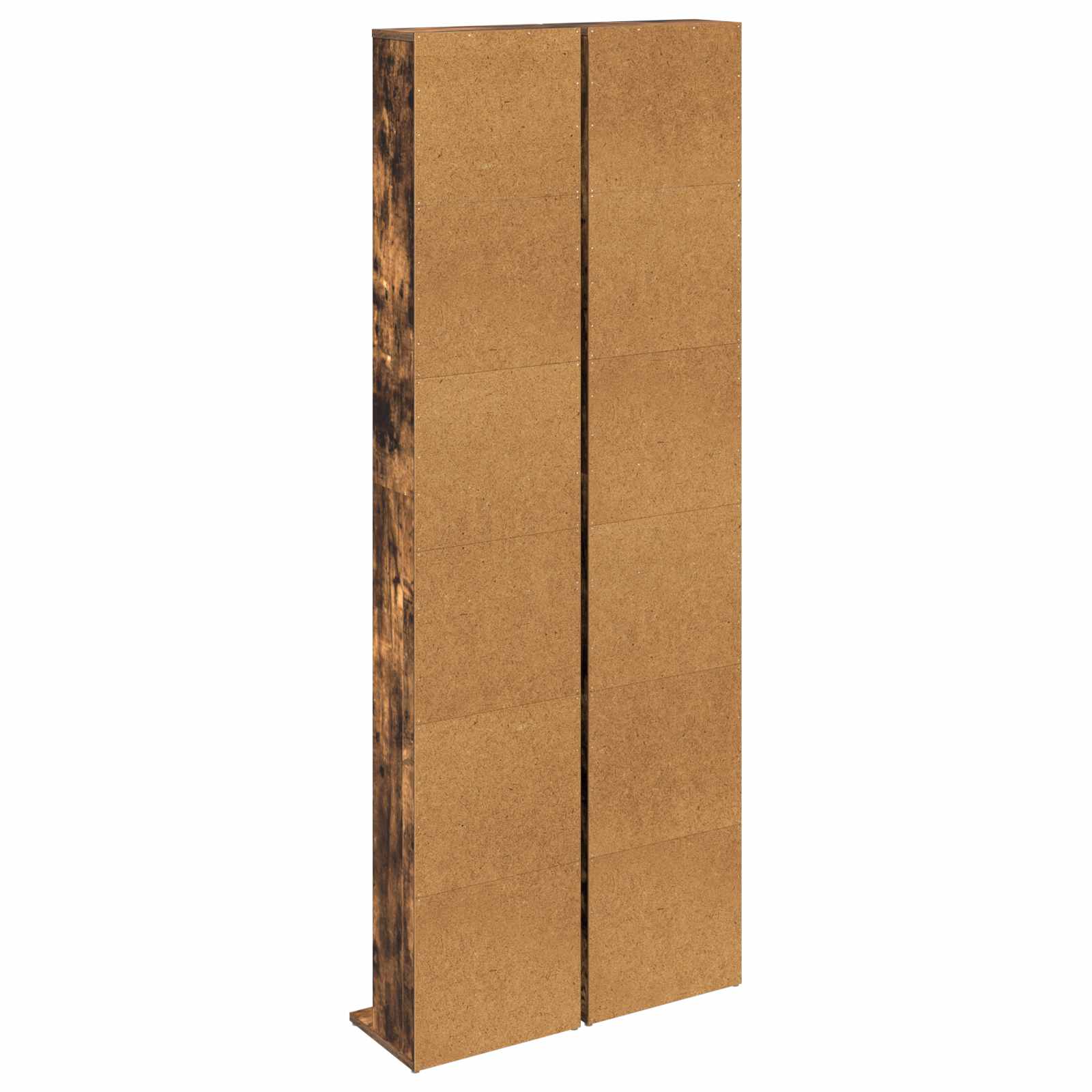 Cd szekrény 2 db füstös tölgy 33 x 23,5 x 175 cm szerelt fa