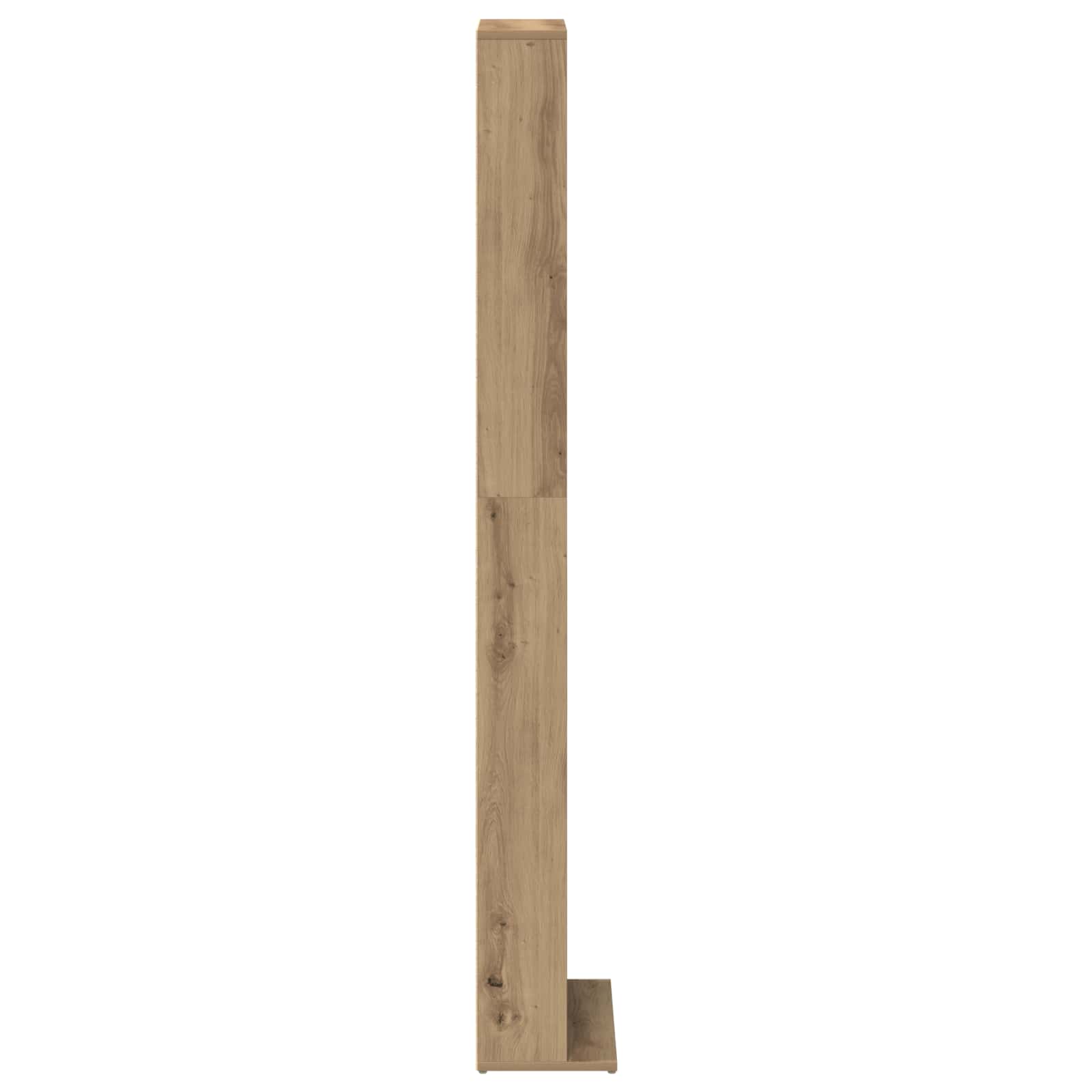Cd szekrény kézműves tölgy 33 x 23,5 x 175 cm szerelt fa