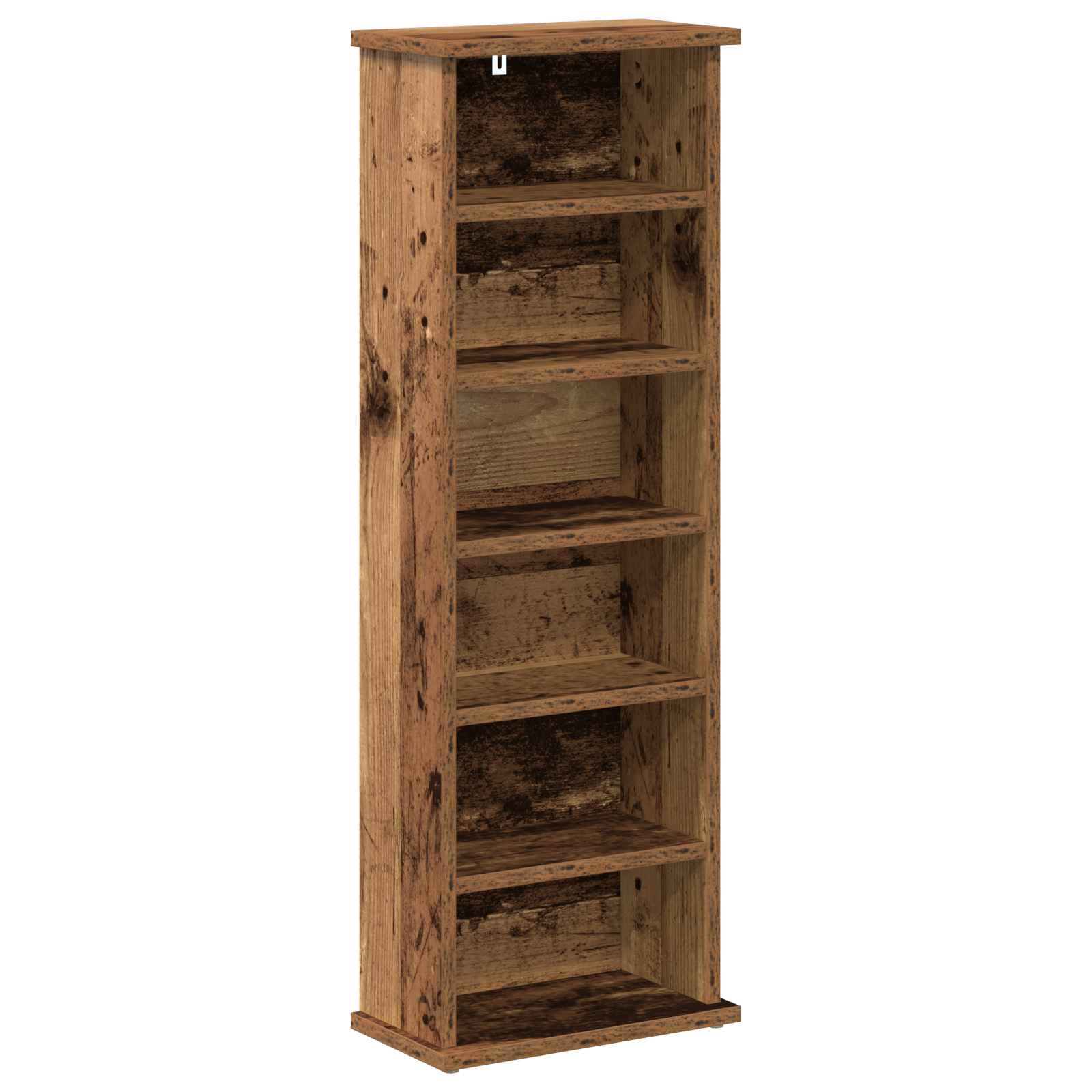 Cd szekrény antik fa 60 x 17 x 92 cm szerelt fa
