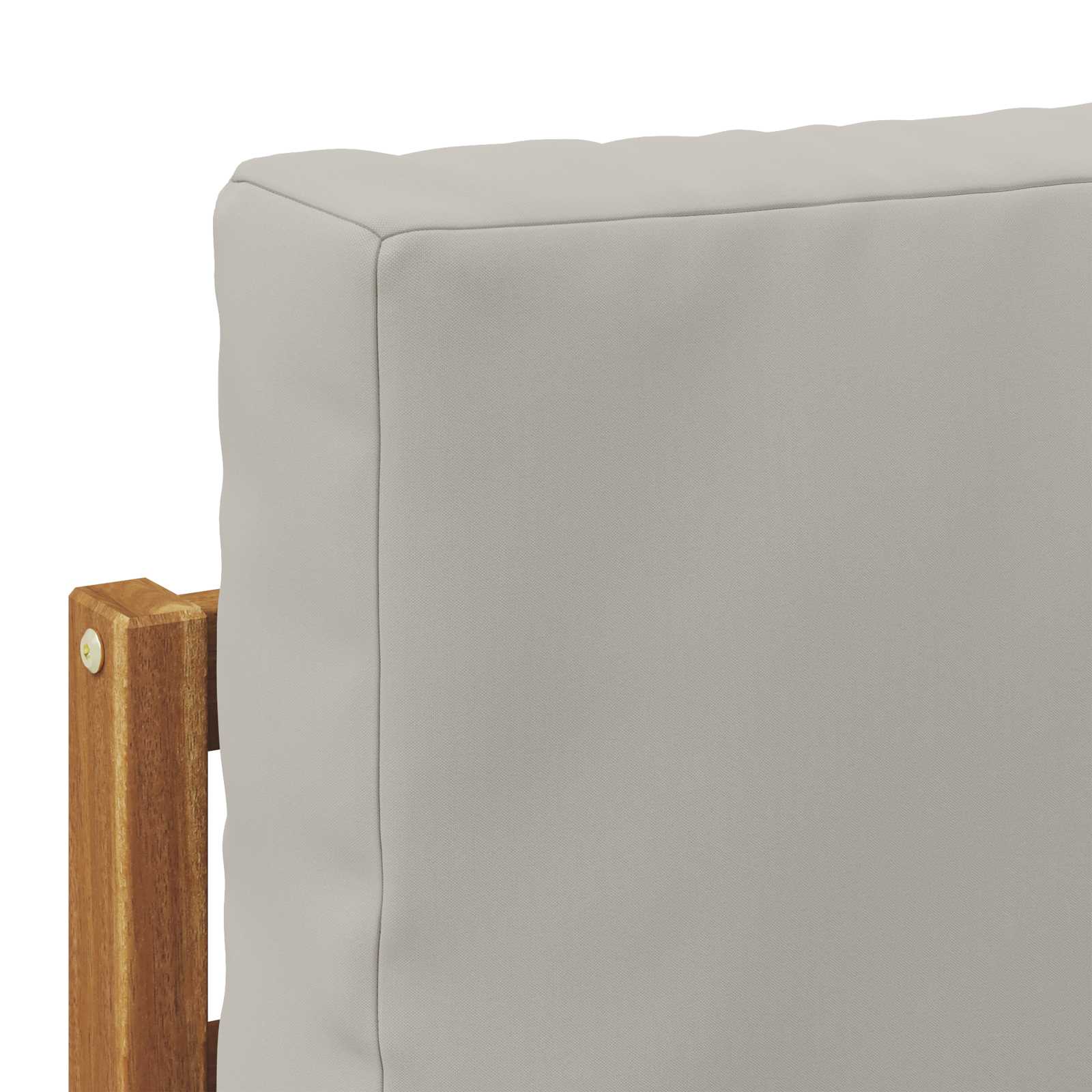 Kültéri kanapé szett tömör akácfa és poliészter