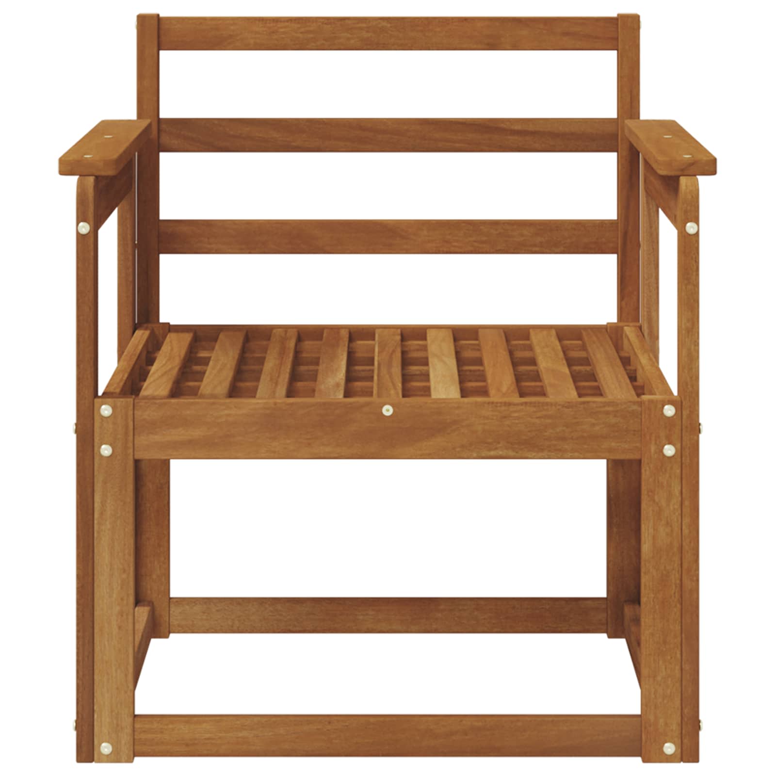 Kültéri kanapé szett tömör akácfa természetes