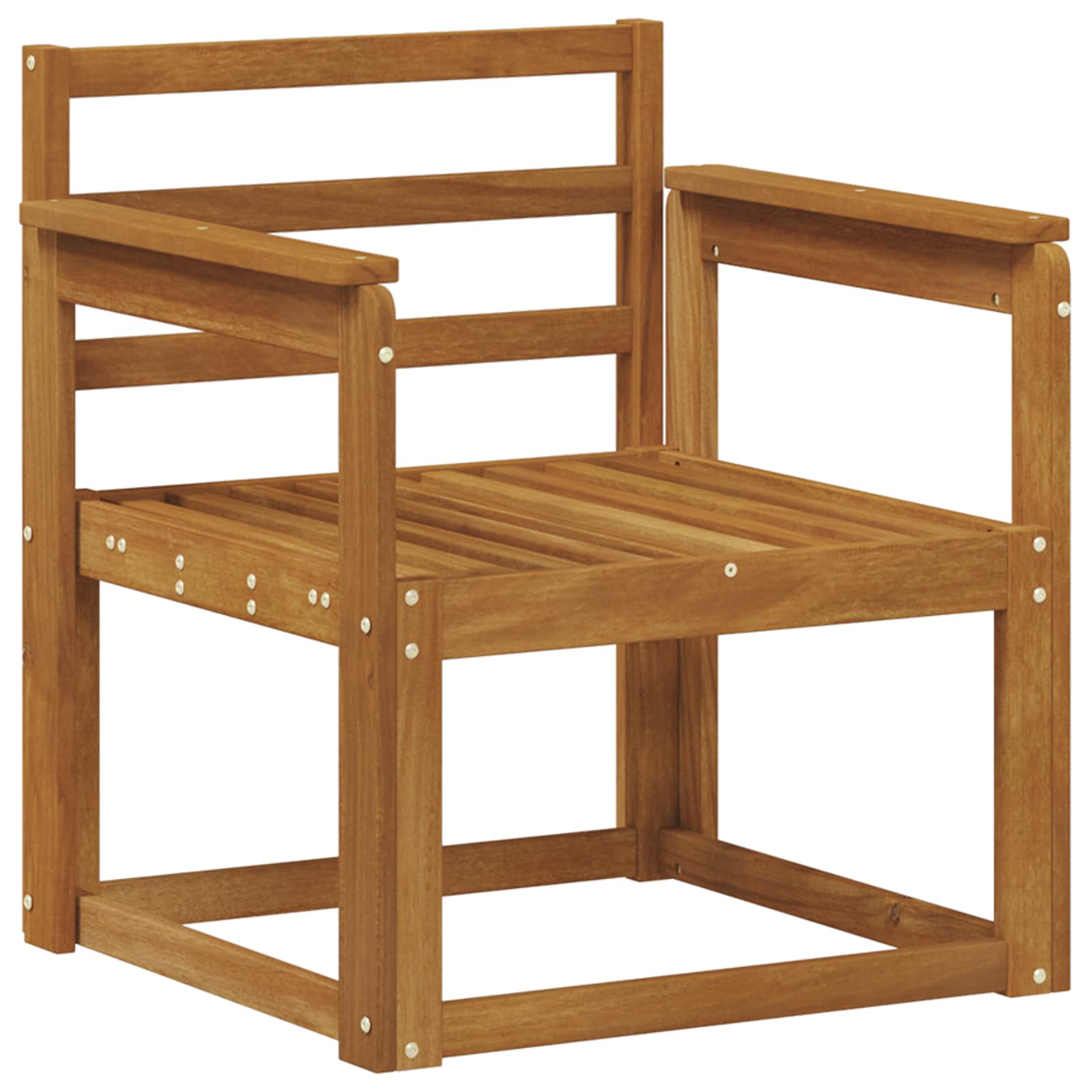 Kültéri kanapé szett tömör akácfa természetes