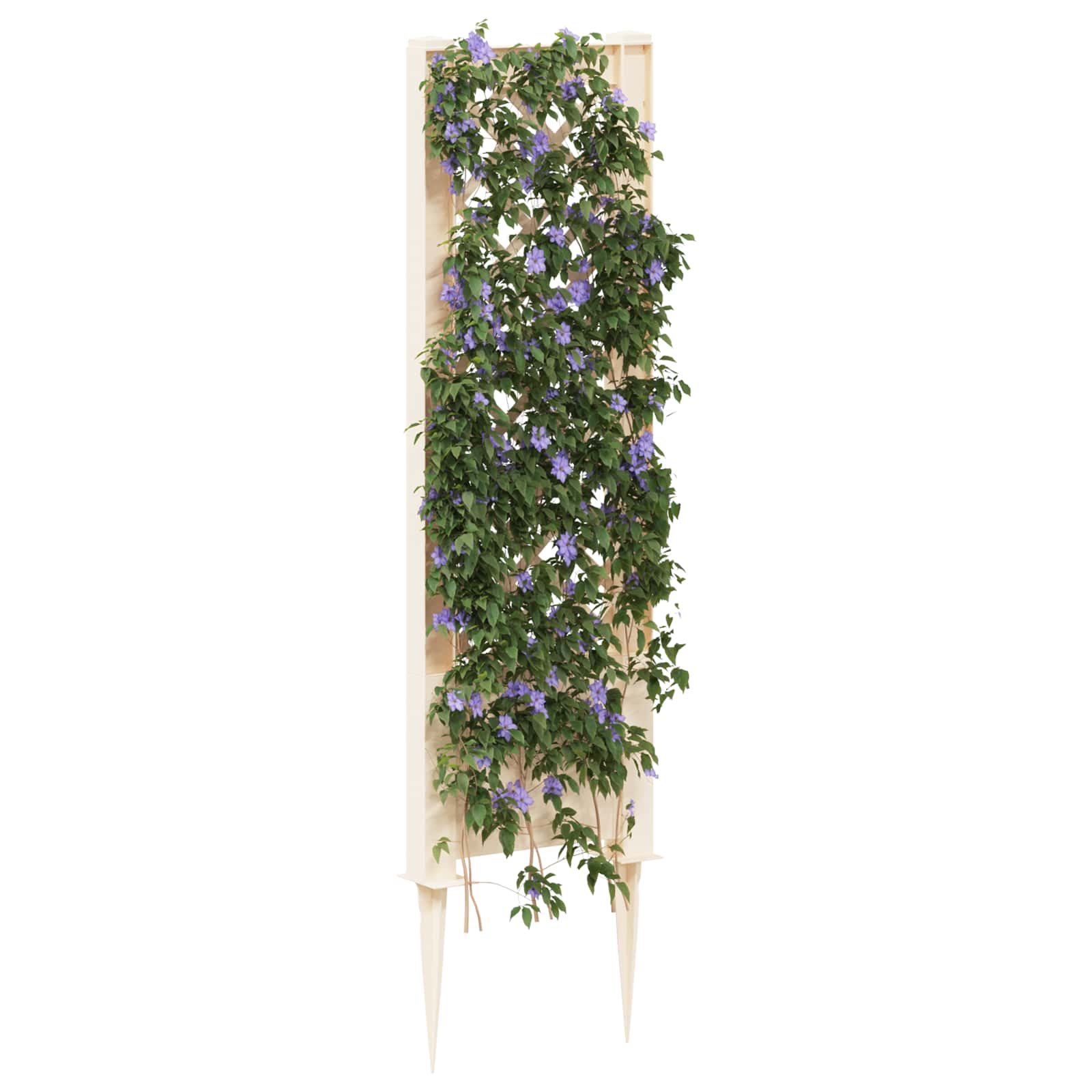 Trellis tüskével fehér 43 x 6 x 165 cm pp
