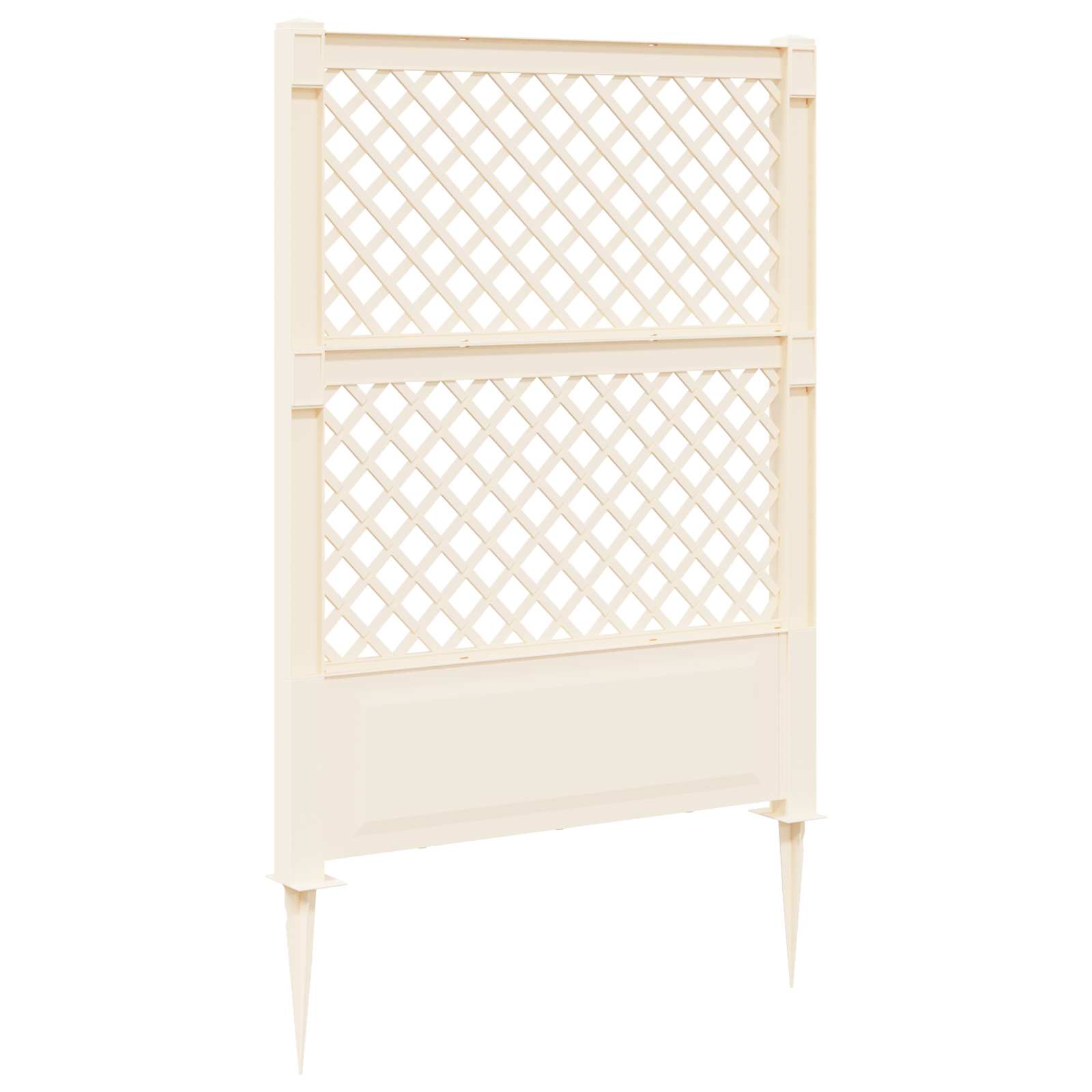 Trellis tüskével fehér 99 x 6 x 165 cm pp