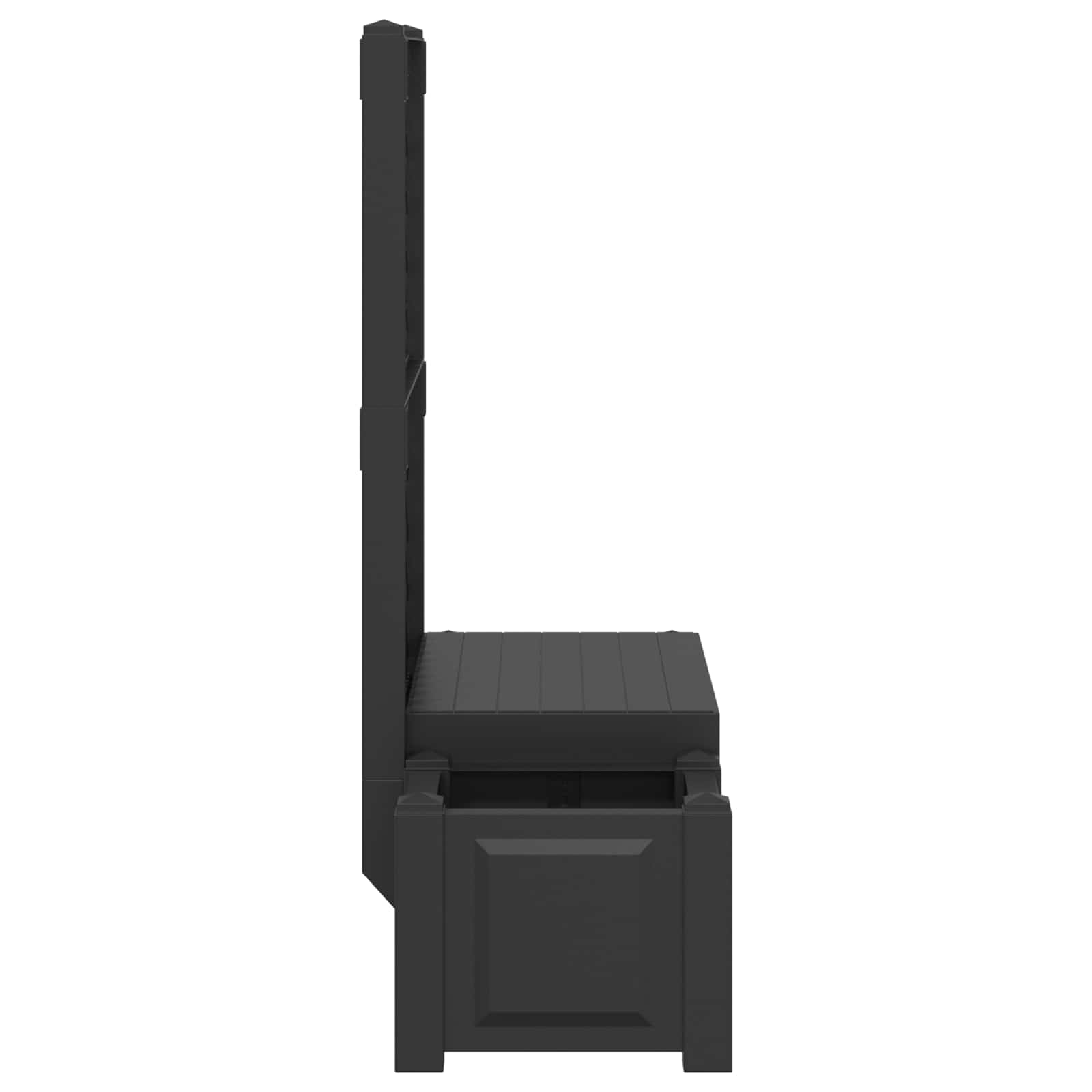 Kerti pad kopenhágában antracitszürke 173 x 49 x 135,5 cm pp