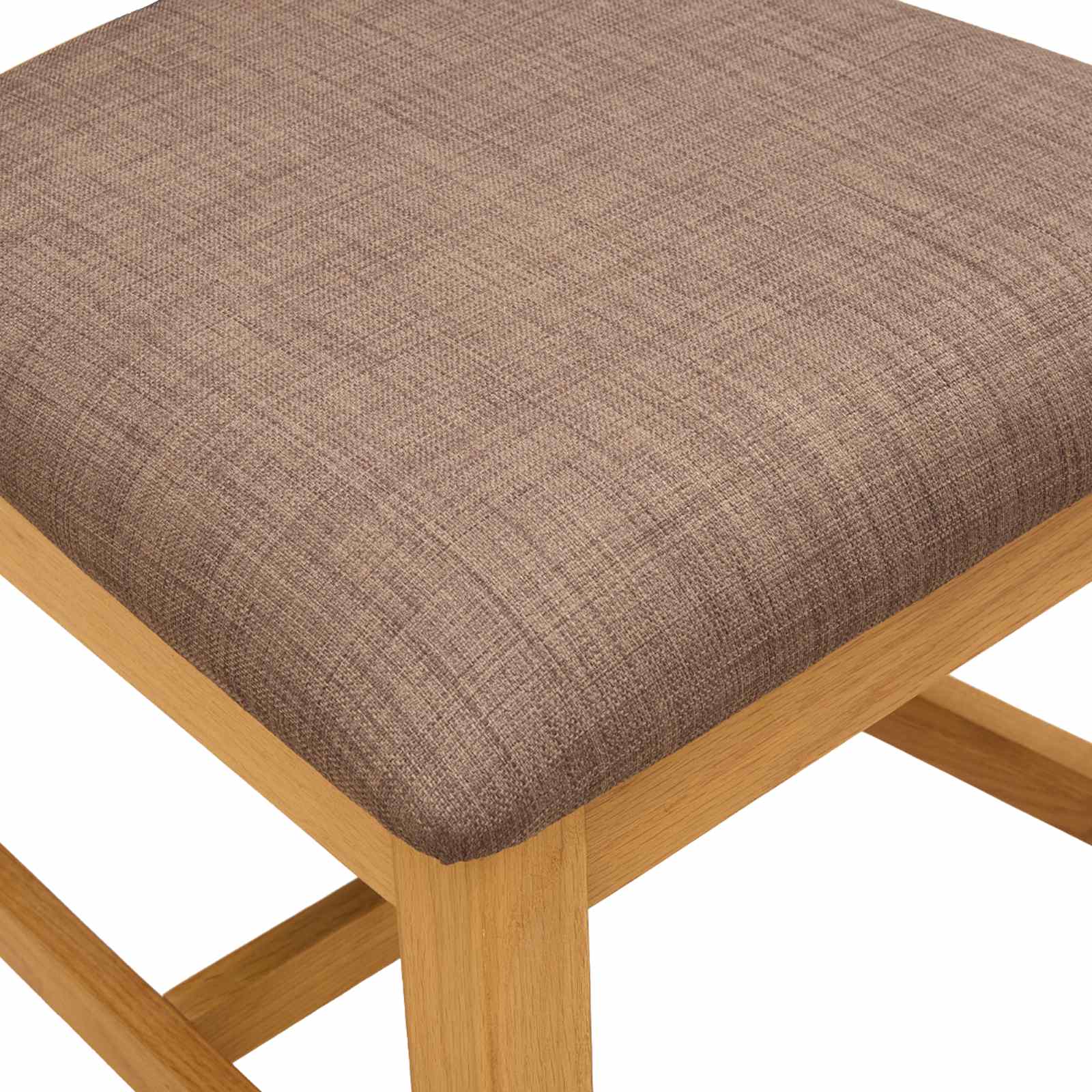 Étkezőszék 2 pcs tömör tölgyfa szürke 45 x 51 x 105 cm
