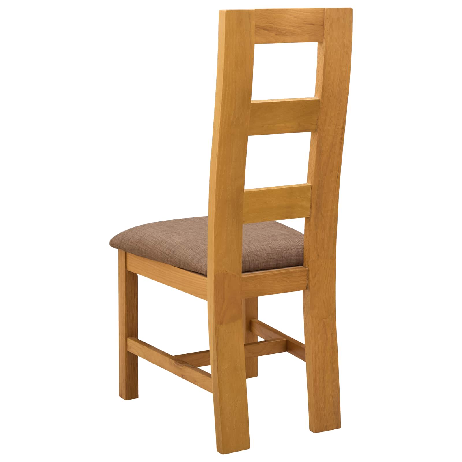 Étkezőszék 2 pcs tömör tölgyfa szürke 45 x 51 x 105 cm