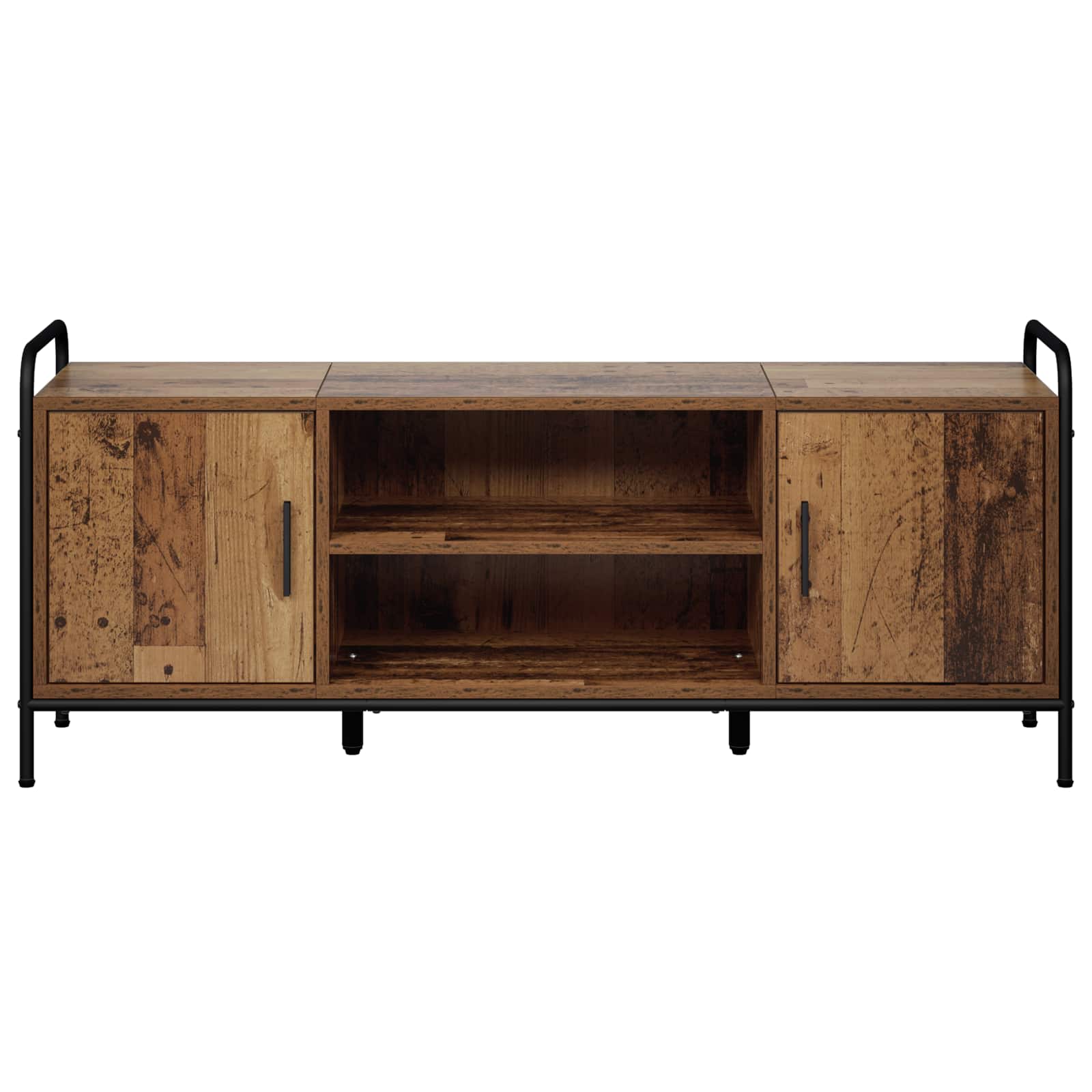 Tv szekrény 119 x 33 x 50 cm antik fa