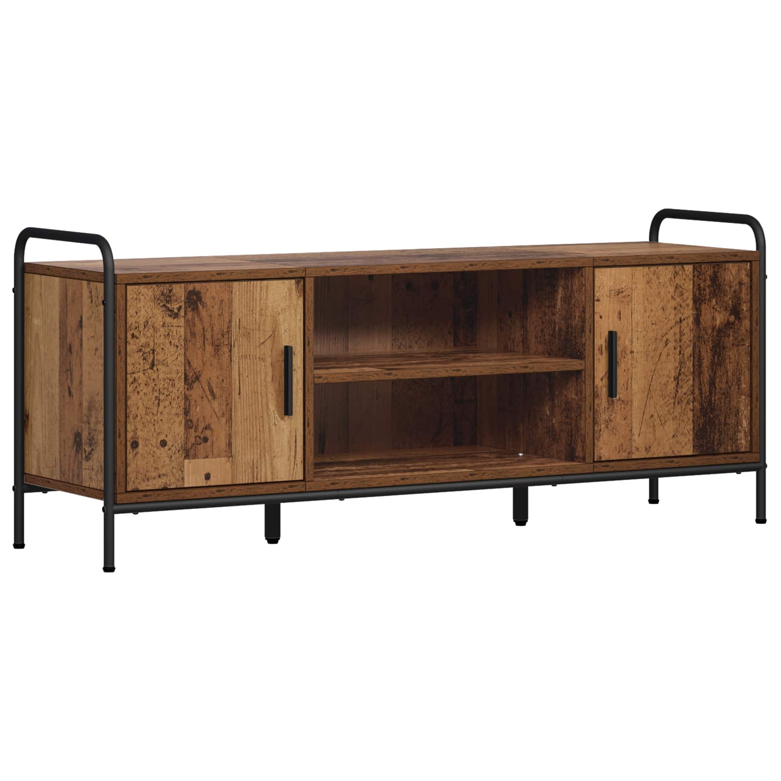 Tv szekrény 119 x 33 x 50 cm antik fa